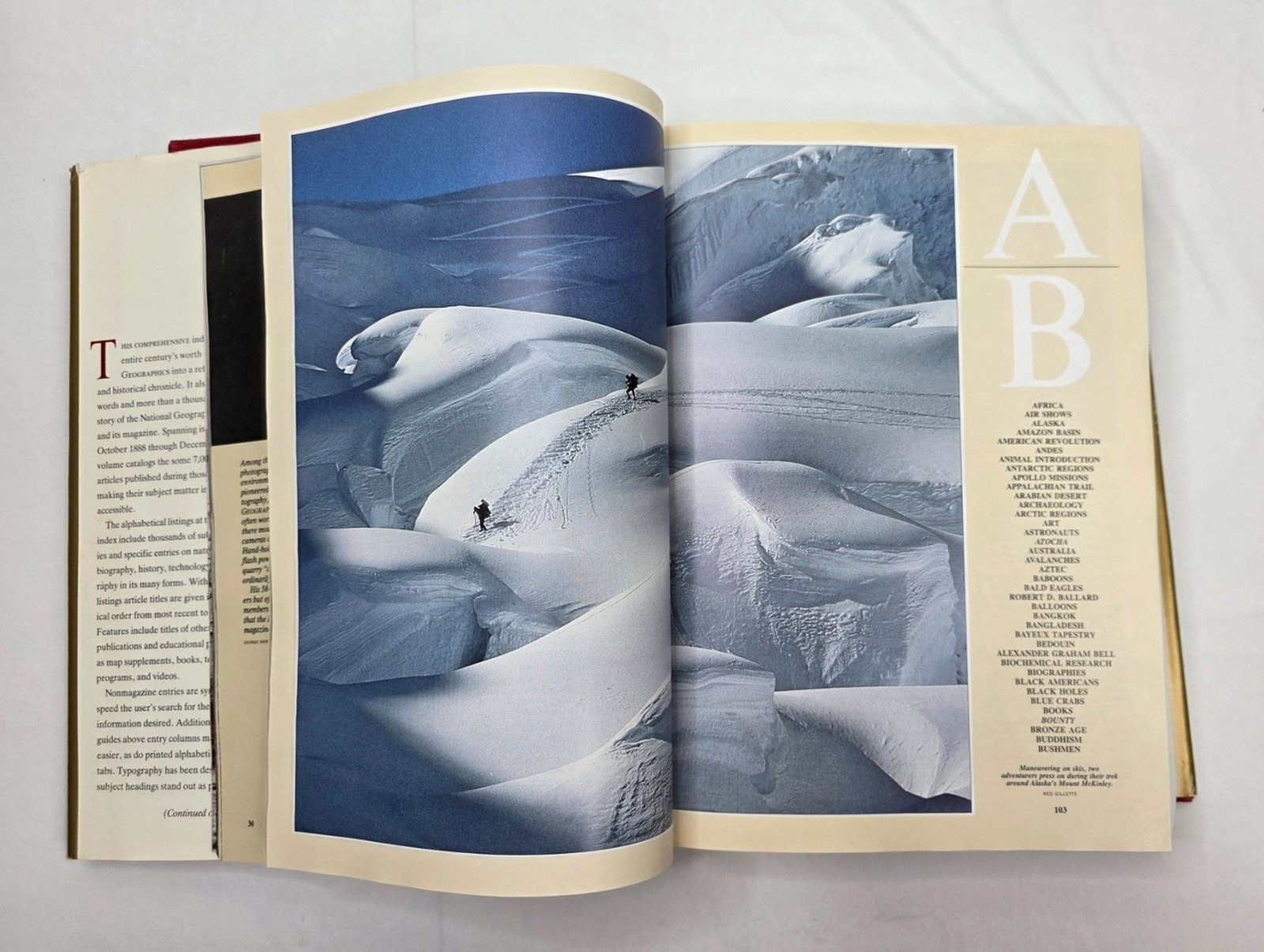 National Geographic Index 1888-1988 One Hundred Years Hardcover 1989 Dust Jacket