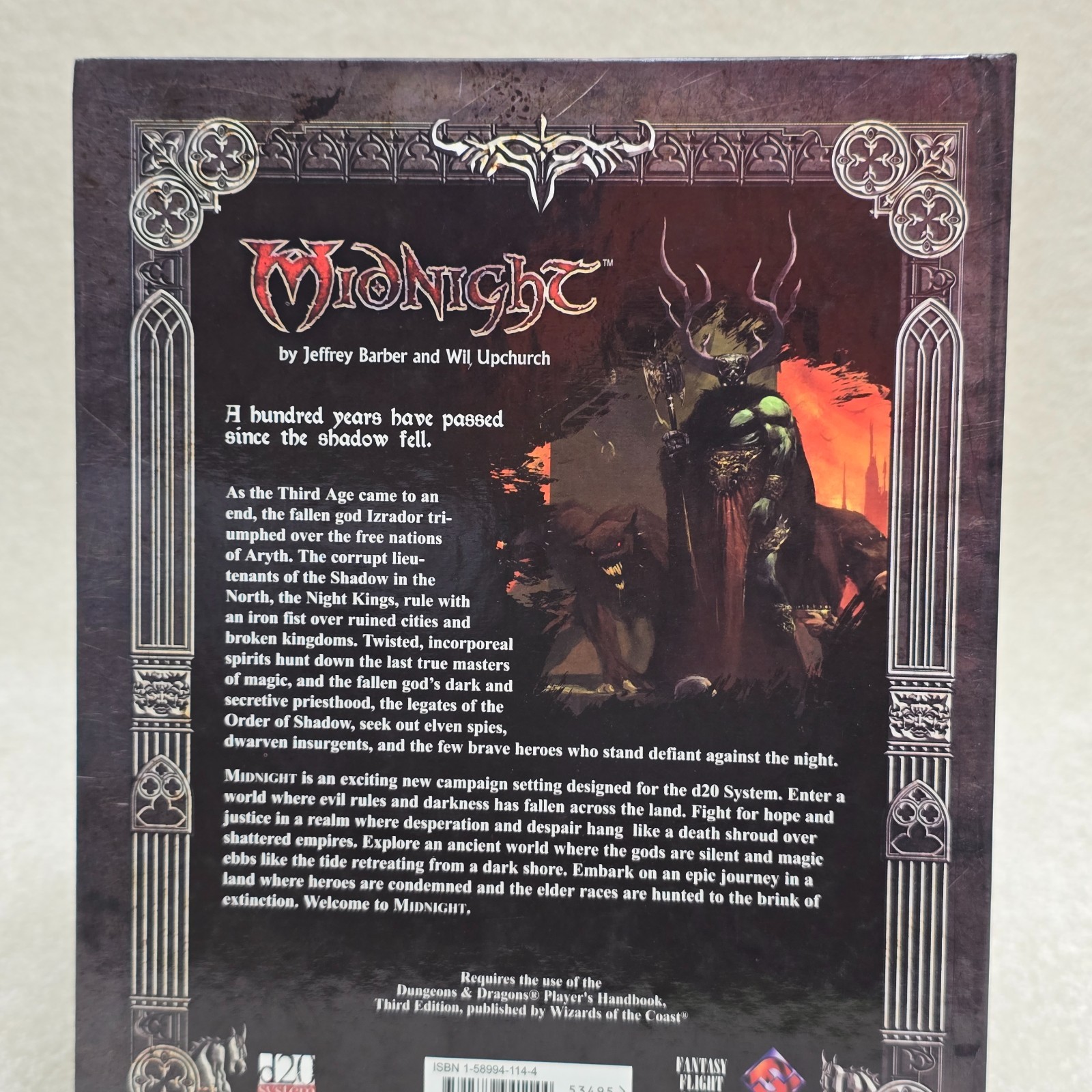 Midnight rpg: Epic Fantasy in an Age of Shadow d20 System Roleplaying Hardcover