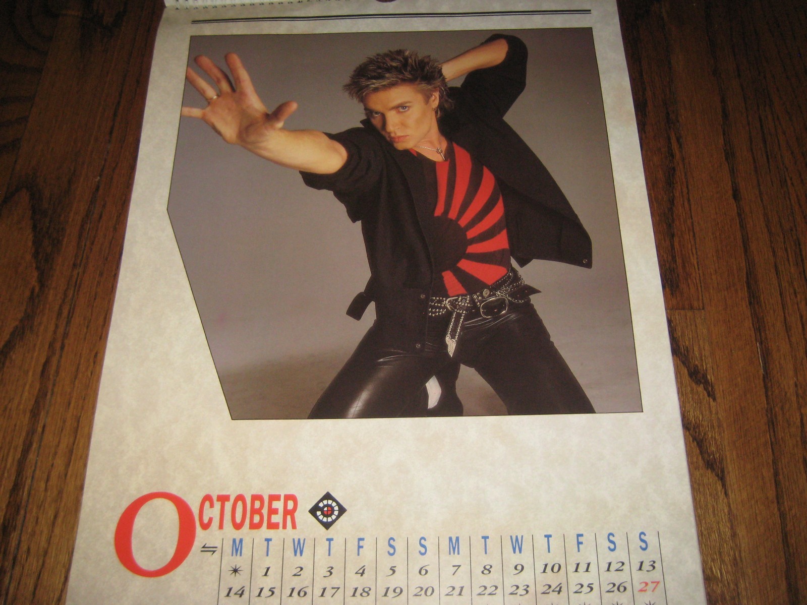 Duran Duran 1985 Official Calendar Photos by Scavullo