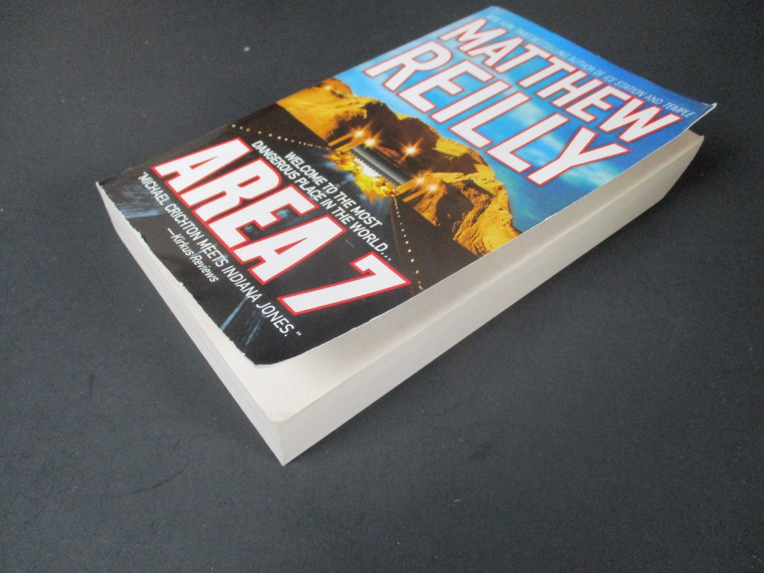 Area 7 Matthew Reilly 2003 Shane Schofield Thriller St. Martin’s Paperbacks