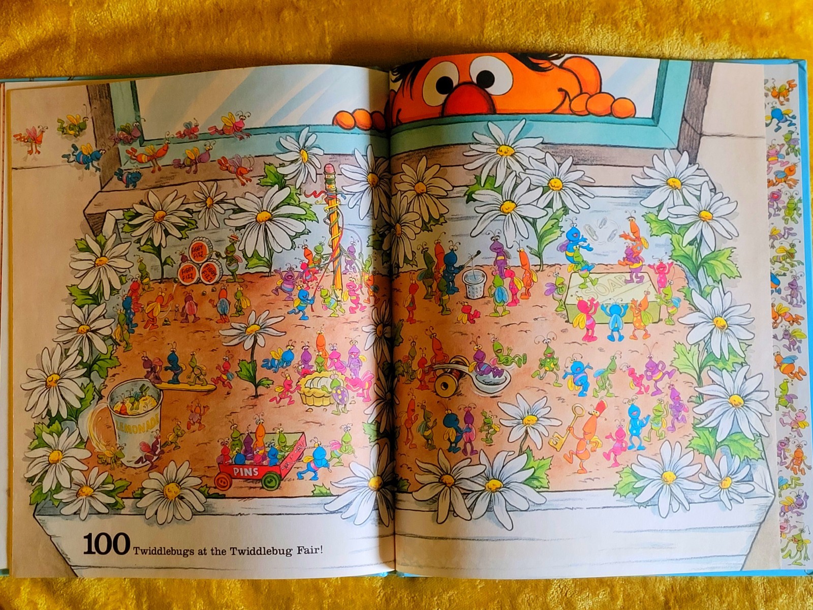 CTW SESAME STREET 1, 2, 3: A COUNTING BOOK FROM 1 TO 100 IN PERFECT CONDITION!