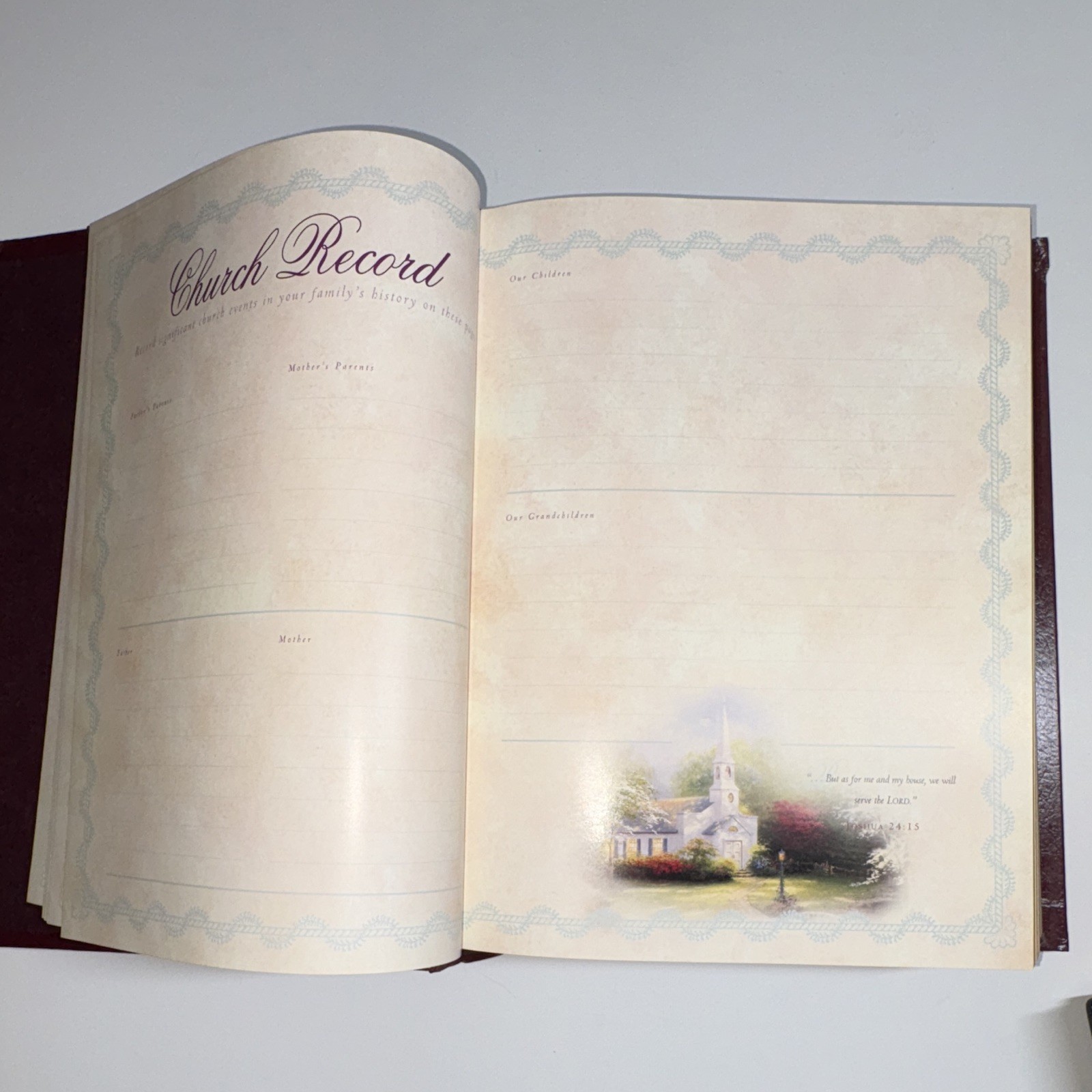 Thomas Kinkade Holy Bible Lighting the Way Home NKJV Red Letter Hardcover