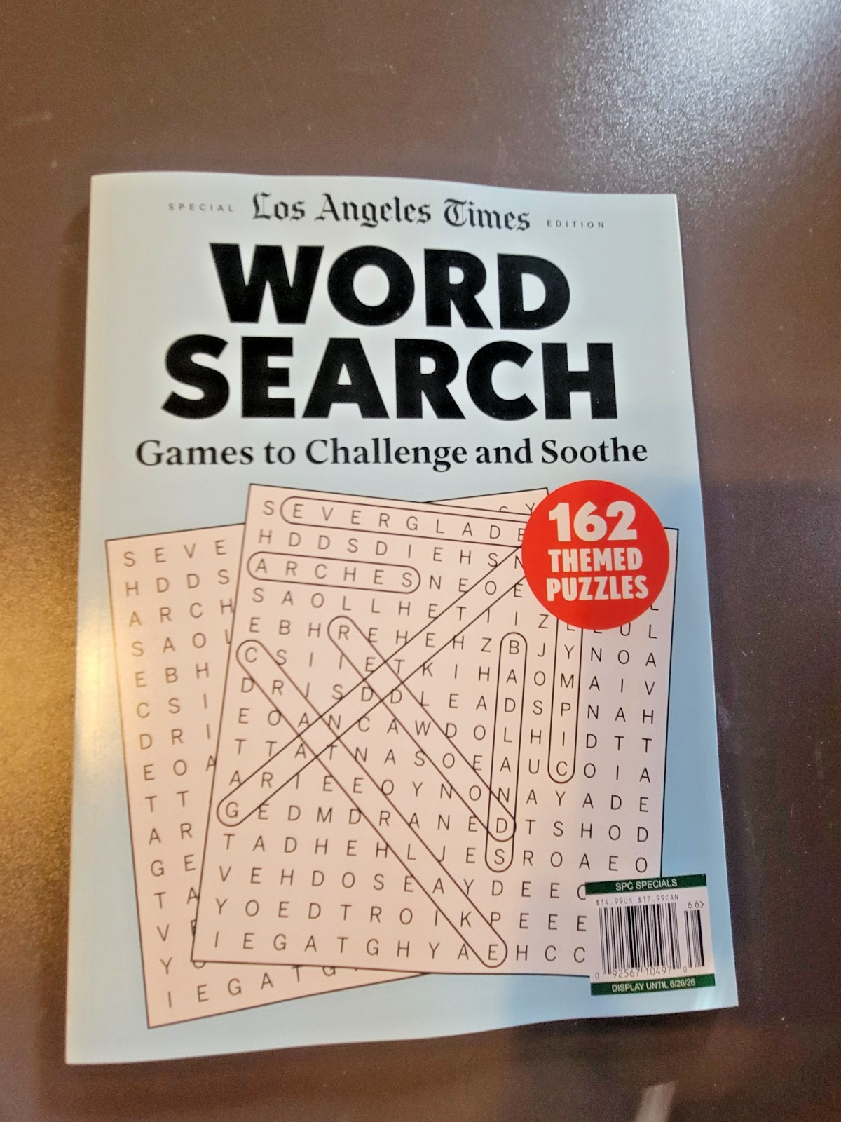 Word Search-Games To Challenge & Soothe – LA Times Special Edition – 162 Puzzles