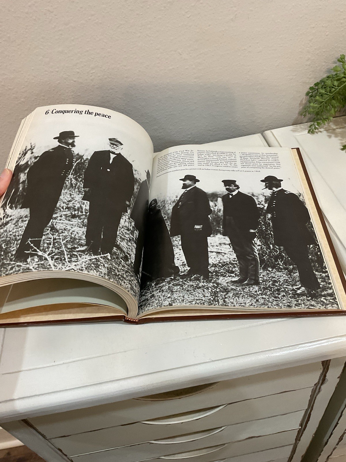 Vtg 6th Print 1981 The Old West The Indians Leather Hardcover Time Life Books