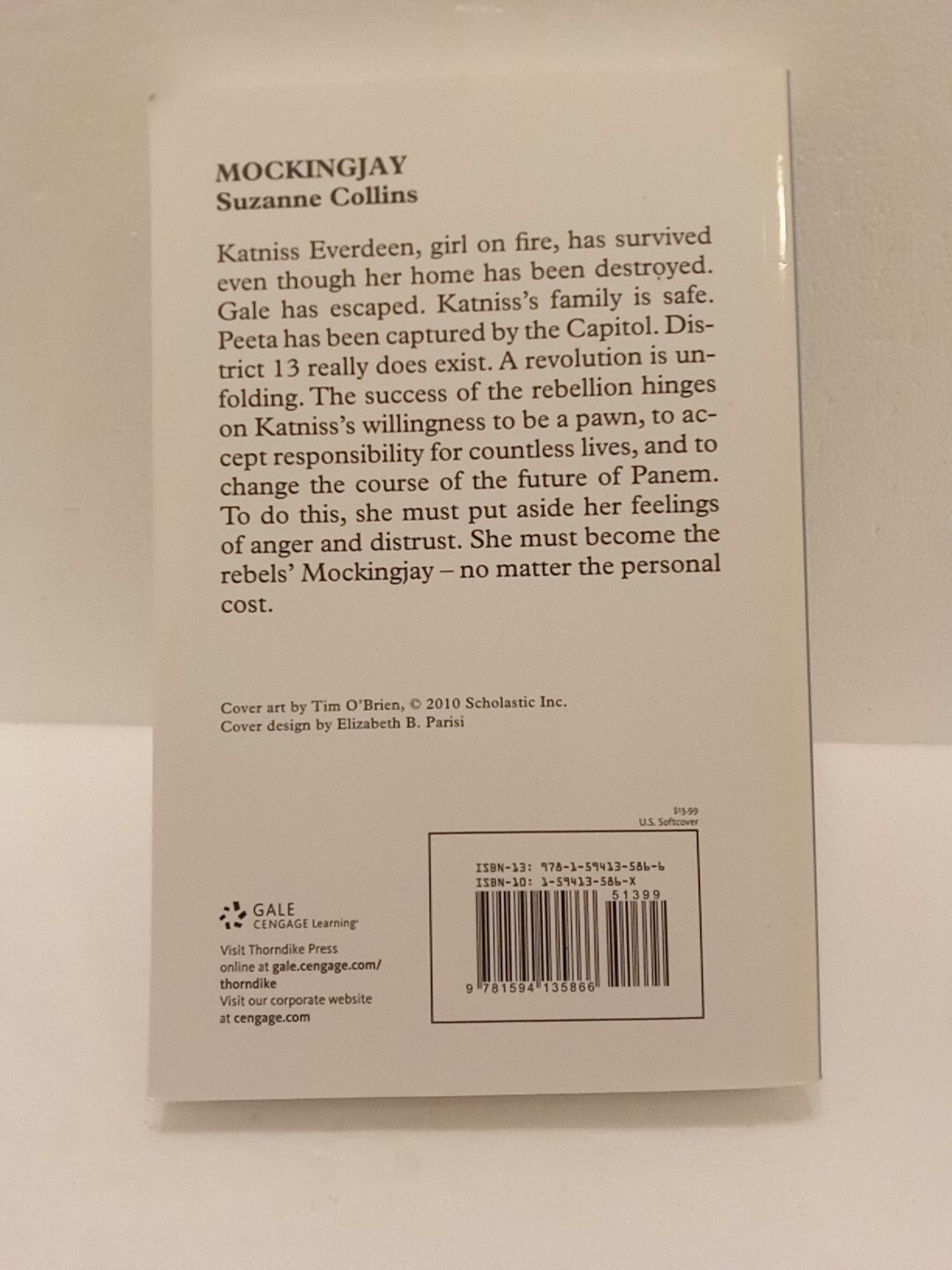 Mockingjay ~ Lage Print Edition (The Hunger Games) Suzanne Collins paperback