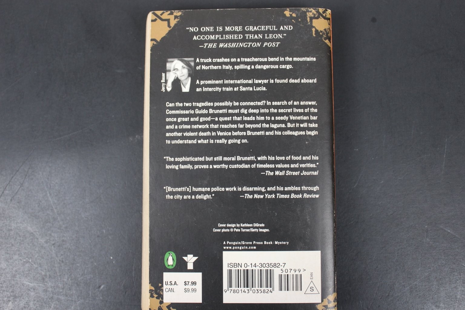Death and Judgment Donna Leon 2006 Mystery Thriller Penguin Grove Press Book PB