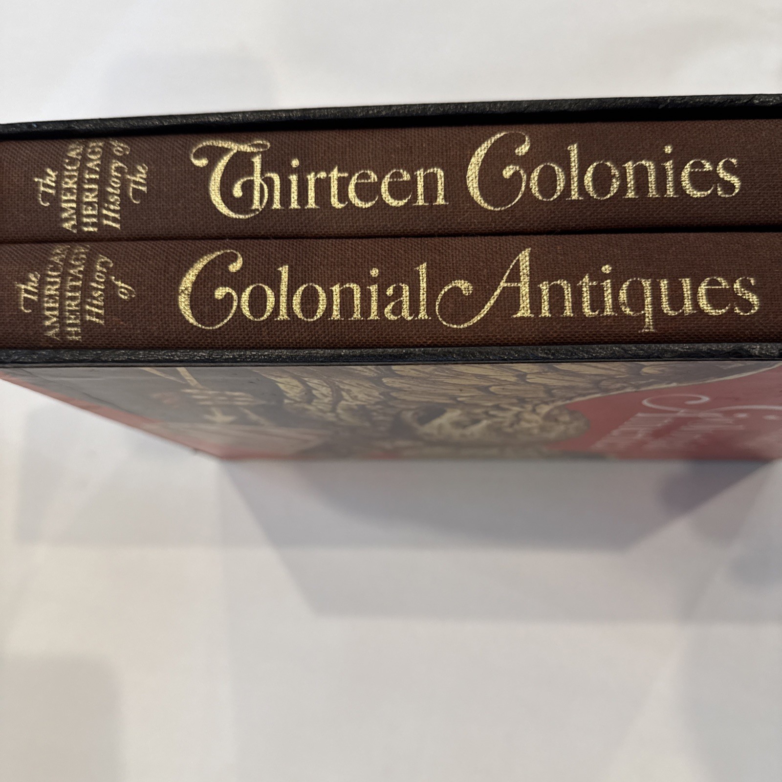The American Heritage History Of Thirteen Colonies Colonial Antiques.