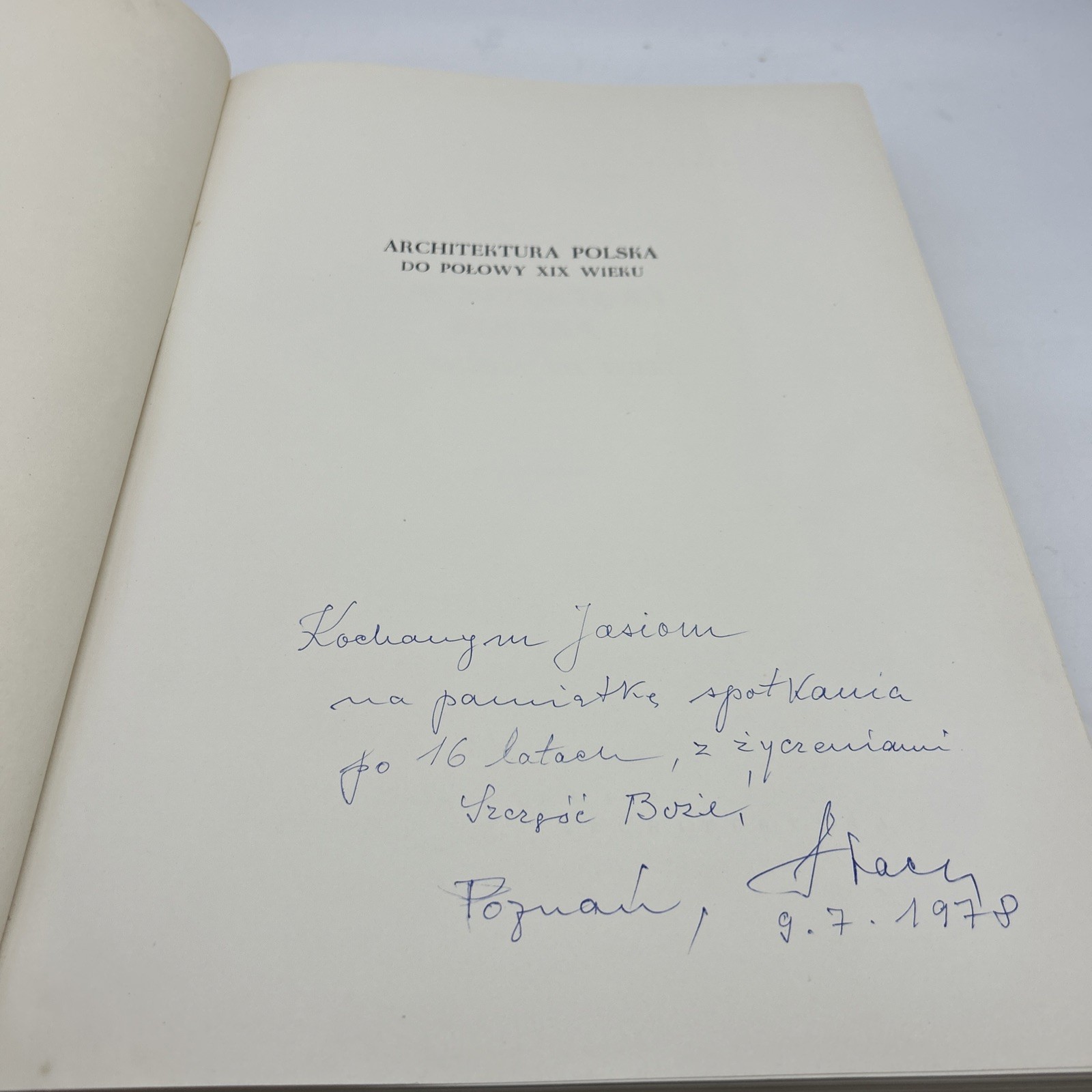 Architektura Polska by Jan Zachwatwicz HC DJ 1956