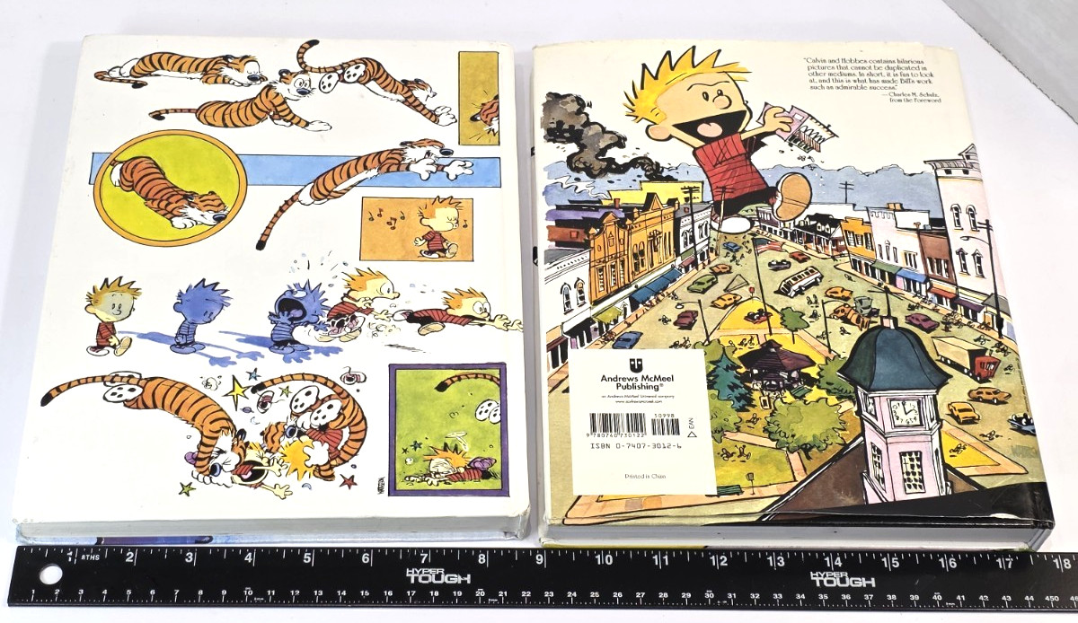 Lot of 2 Calvin and Hobbes Hardcover Books Bill Watterson