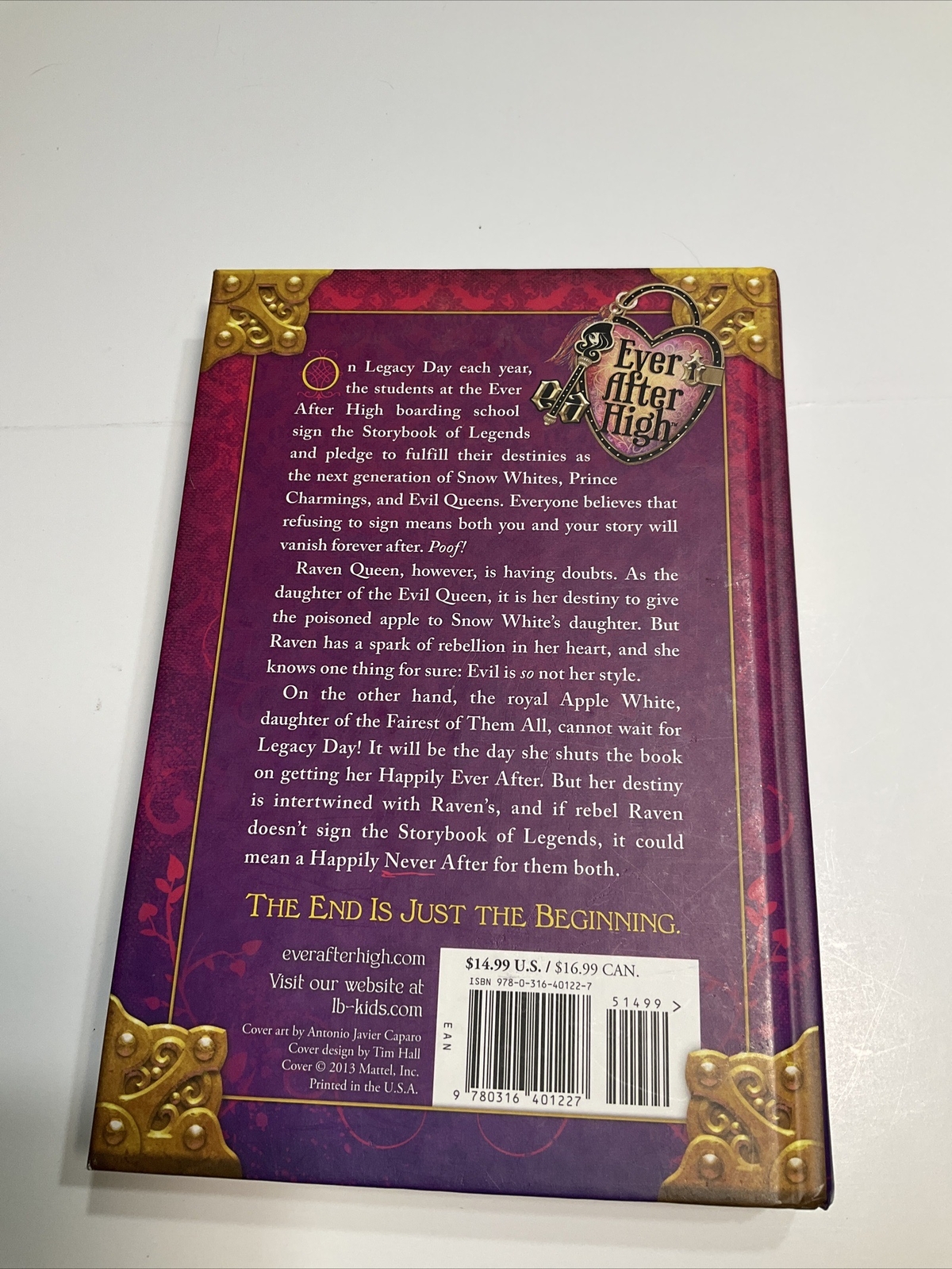 Ever After High Book The Storybook Of Legends Shannon Hale 1st Edition 2013 USA
