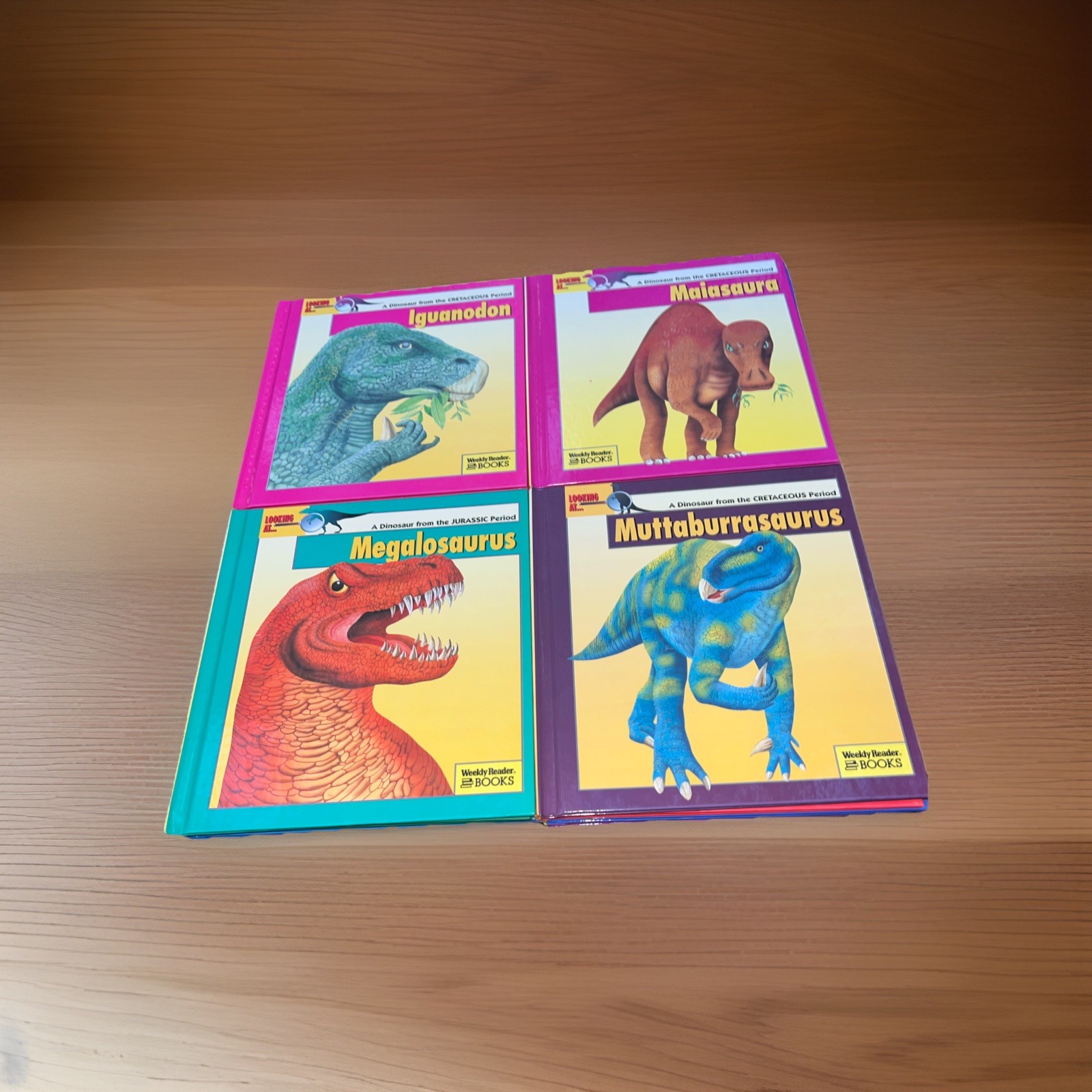 25 Looking At Dinosaurs Weekly Reader Books HC Like New Condition