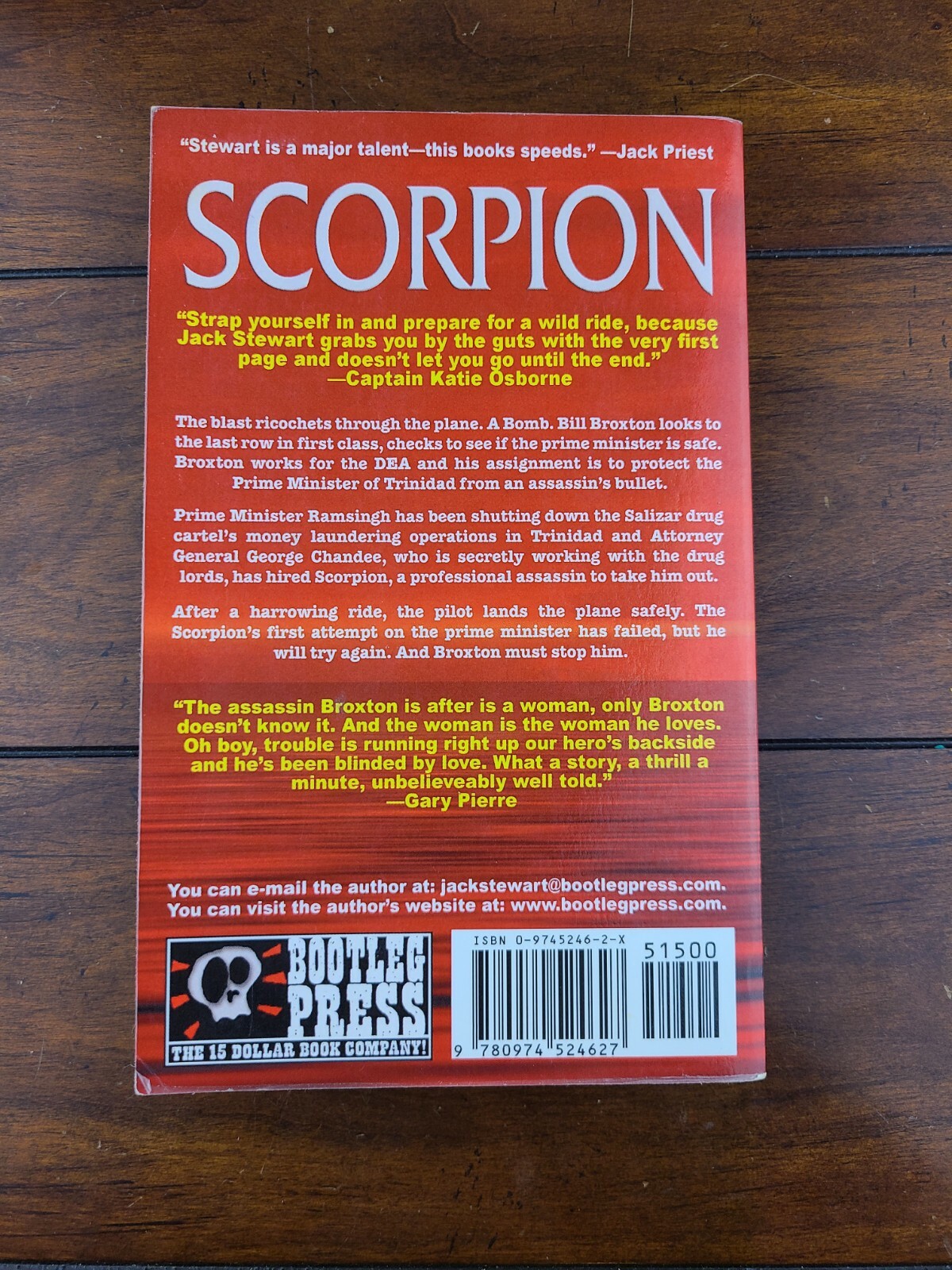 Scorpion by Jack Stewart, Paperback, Very Good Condition