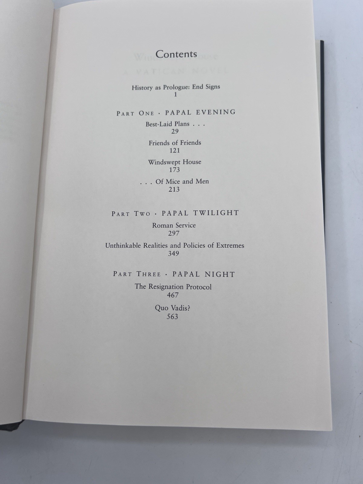 Windswept House by Malachi Martin (TRUE 1st Print) 1st Print Malachi’s Last Book