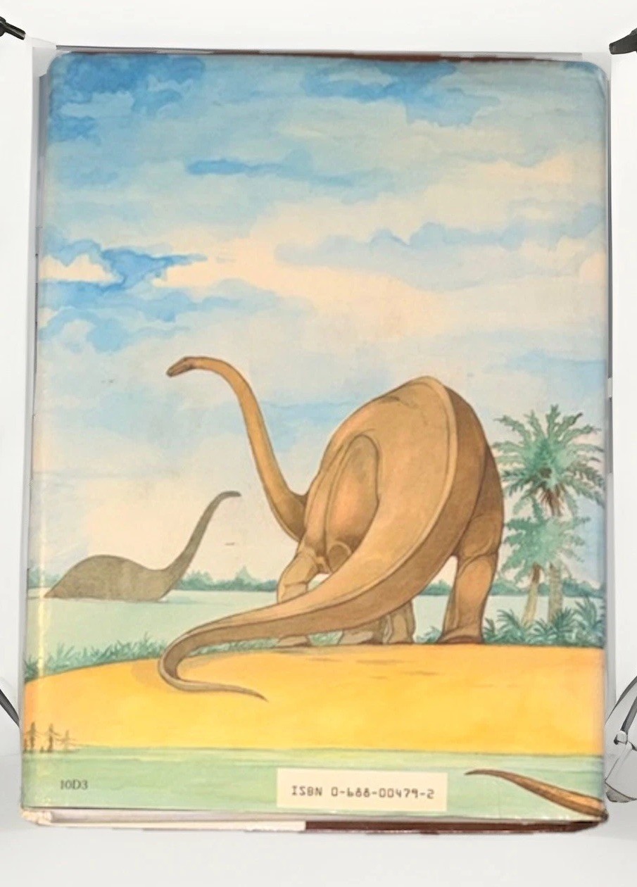 🔥Vintage 1983 The Illustrated Dinosaur Dictionary Helen Roney Sattler Hardcover