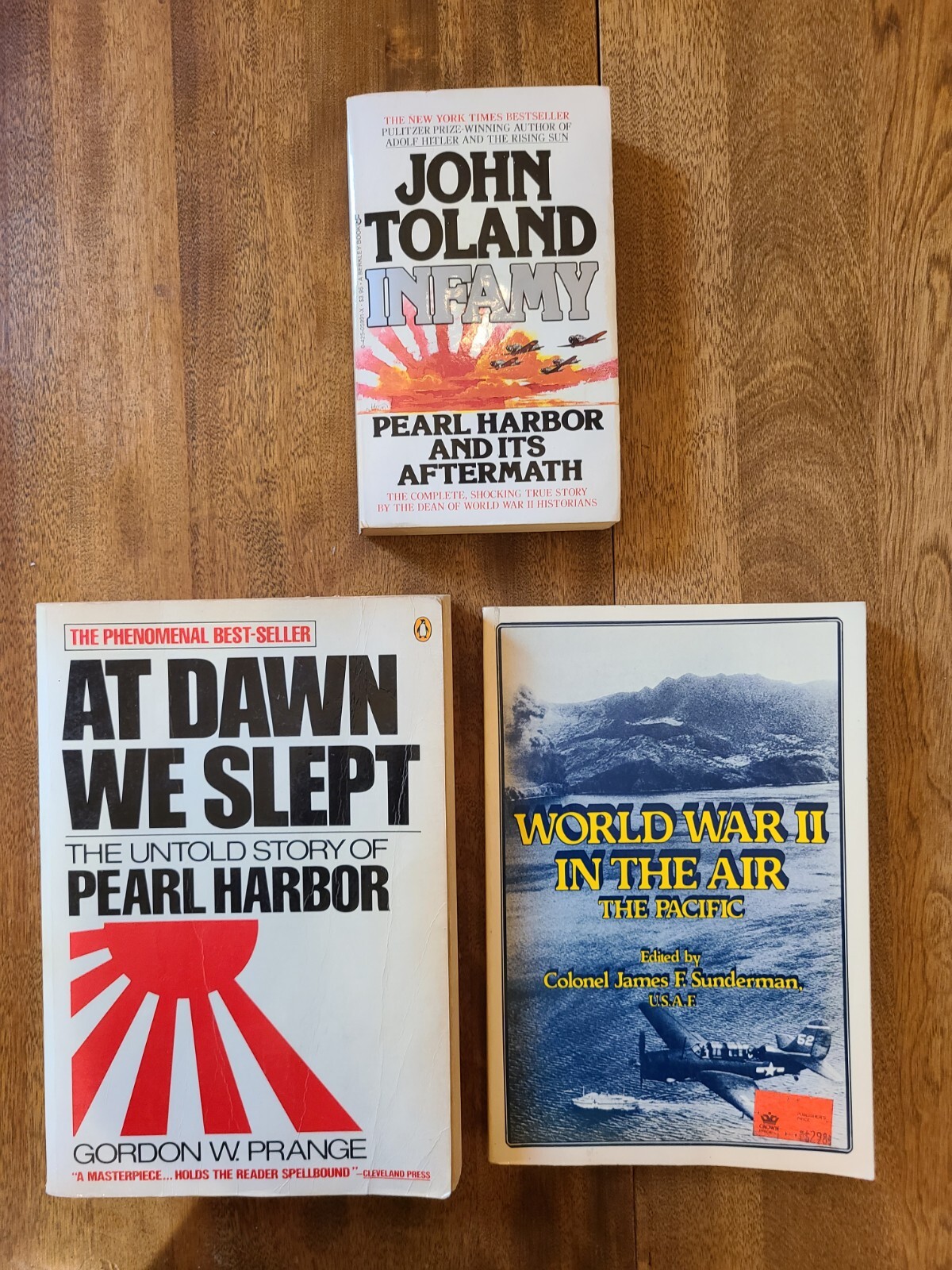 Pearl Harbor Military Aircraft World War II Pacific Book Lot Of 3