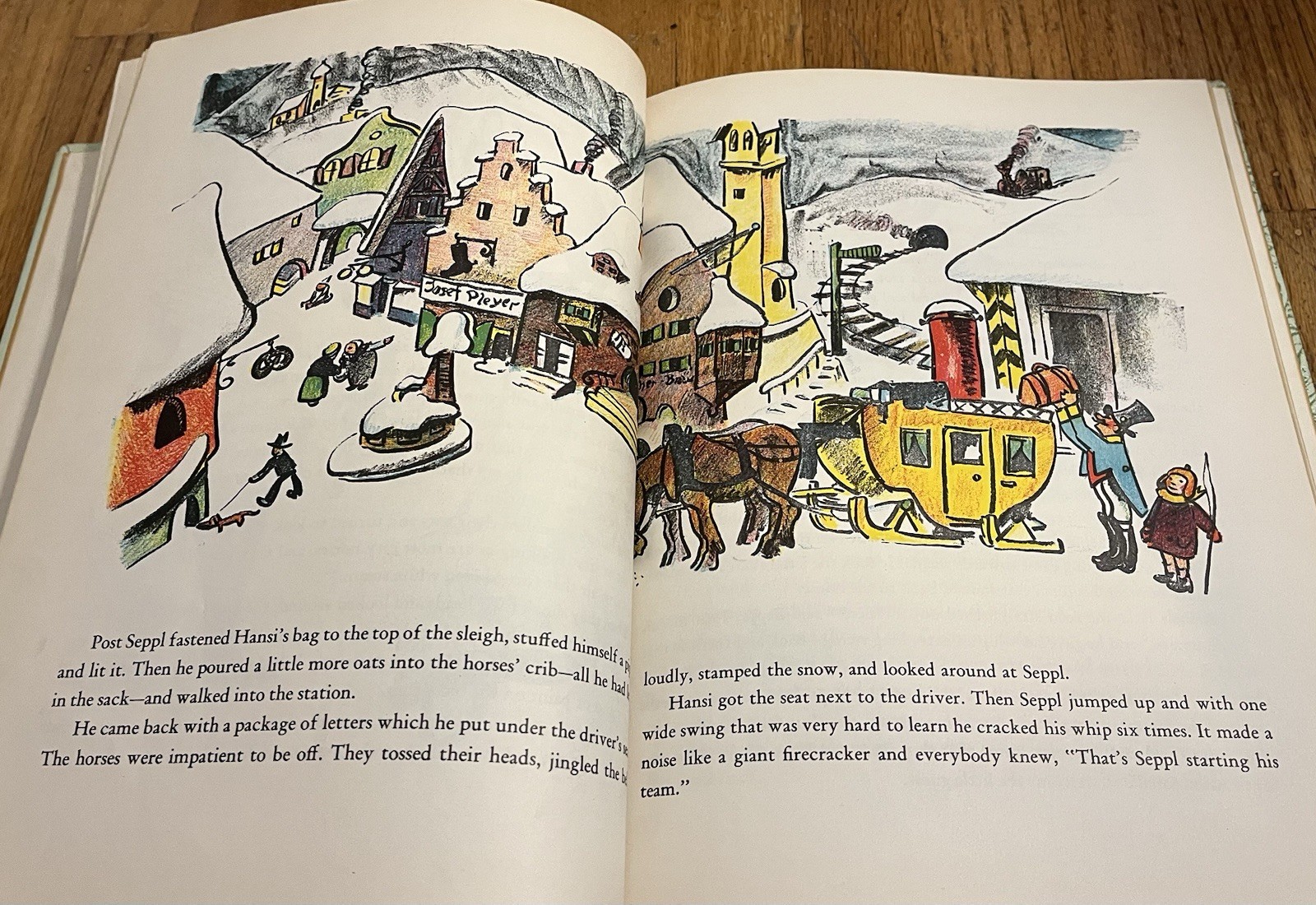 HANSI : by Ludwig Bemelmans : Tyrol : Austria : vintage