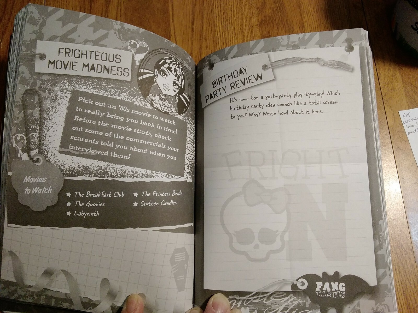 Monster High Pretty Scary Parties An Activity Journal For Ghouls PB 2013 1st Ed