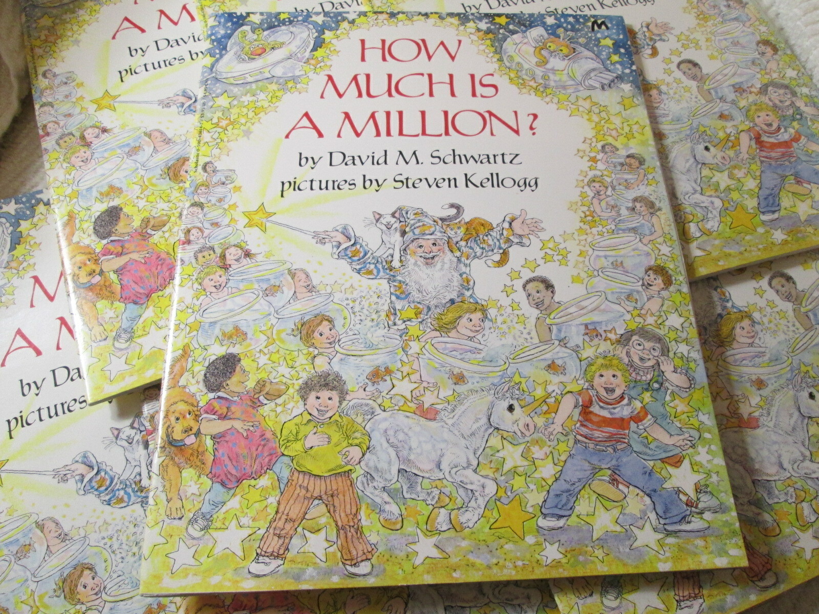 Lot of 10 HOW MUCH IS A MILLION? Schwartz Steven Kellogg Guided Reading Teacher