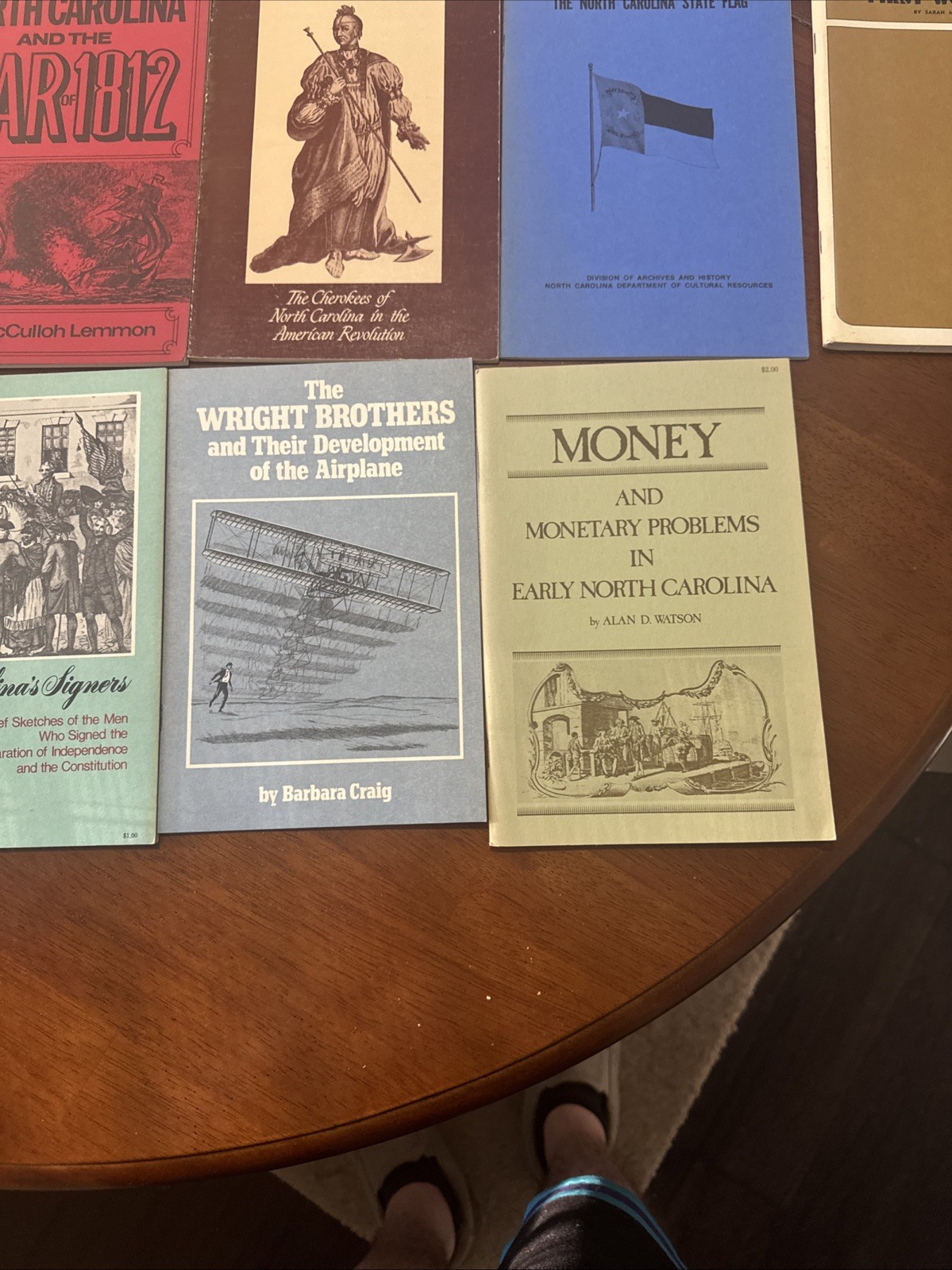 North Carolina History Lot 17 Small Books 1960’s-1980’s