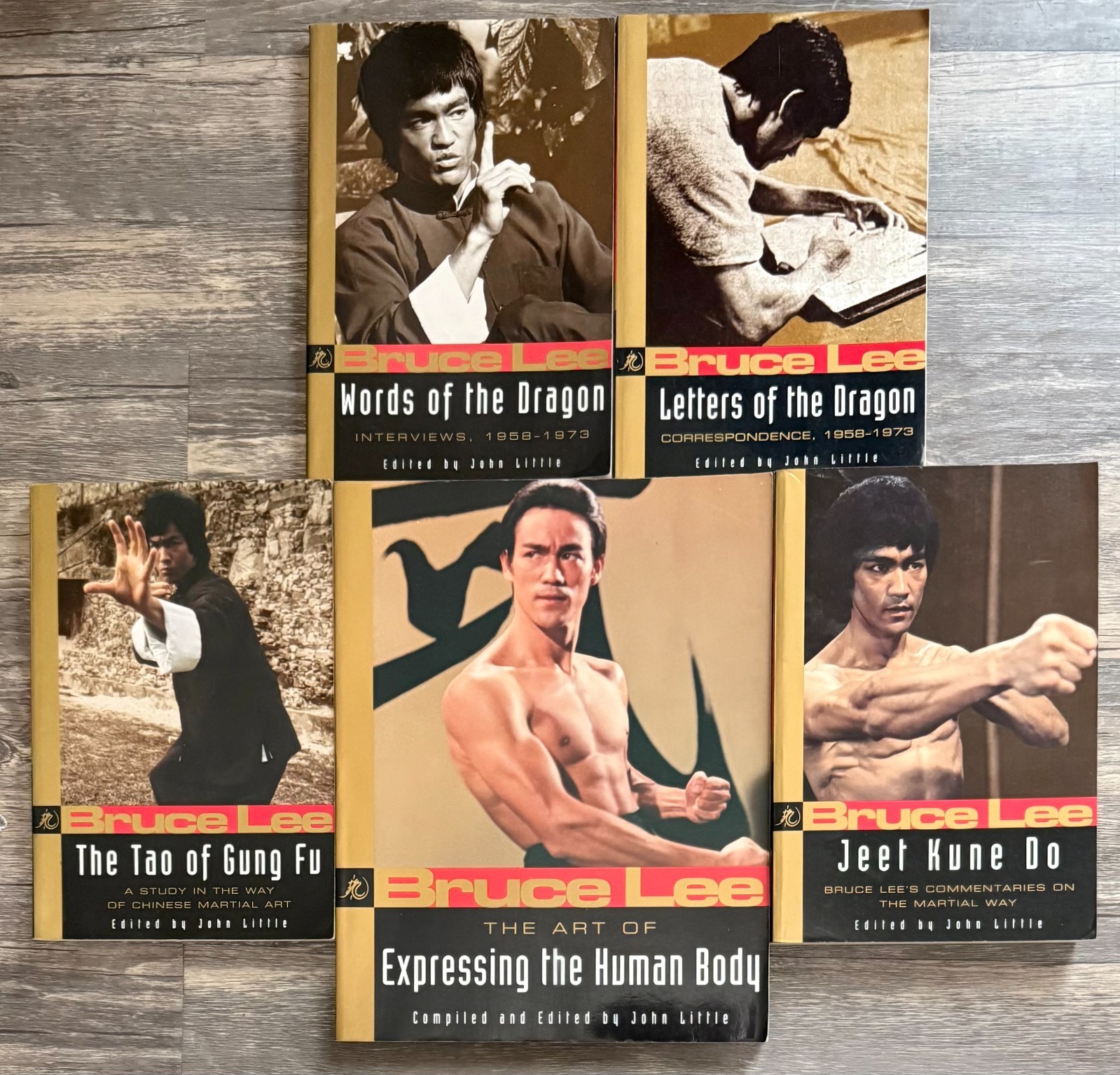 The Bruce Lee Library: Vols 1 – 5 Paperback Book Lot Tuttle Publishing