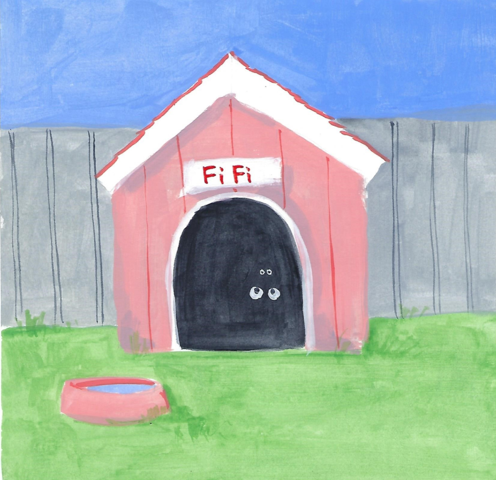Children’s Book, “Pity me I Have A Flea” Animals Dogs Numbers Illustrated Signed