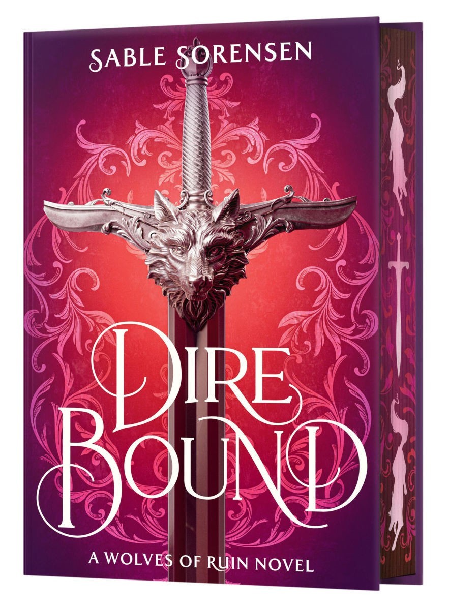 SIGNED Dire Bound by Sable Sorensen DELUXE LIMITED EDITION HC Stenciled Edges