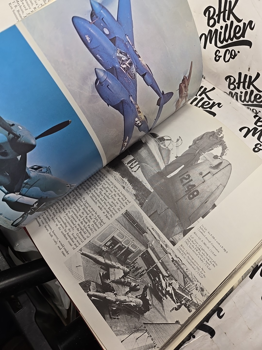 P-38 Lightning At War Joe Christy & Jeff Ethell HC D/J Scribners