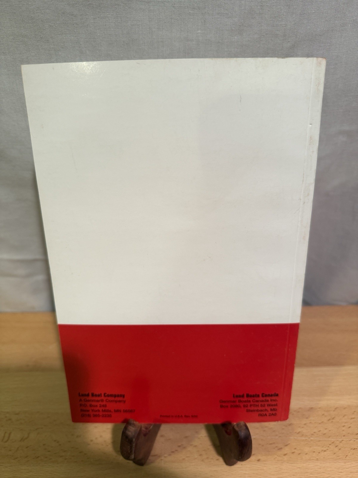 LUND BOAT OWNERS & Operators MANUAL NO DATE Pre Owned Book