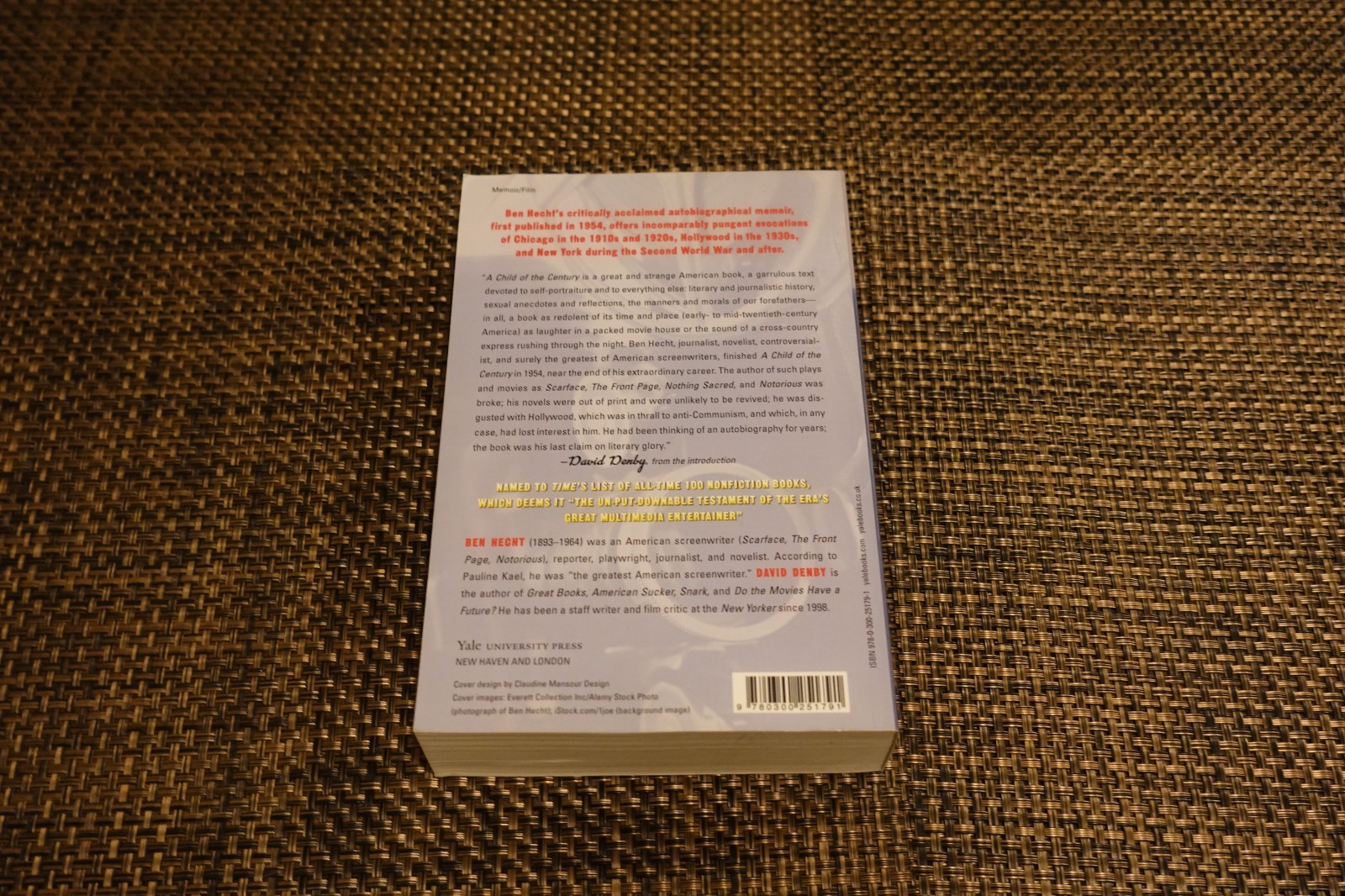 A Child of the Century By Ben Hecht (1954) Paperback Book Reprint From 2020