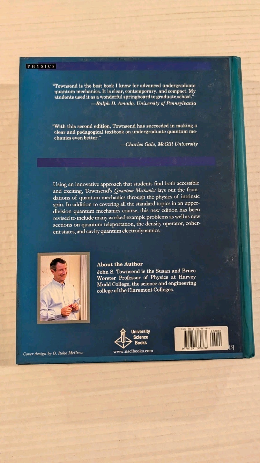 A MODERN APPROACH TO QUANTUM MECHANICS By John S. Townsend – Hardcover