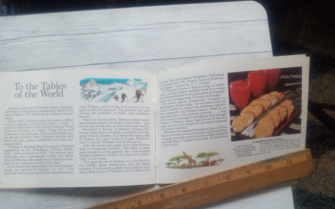 1979 booklet , From the Land of Tobasco Sauce, 35 pages