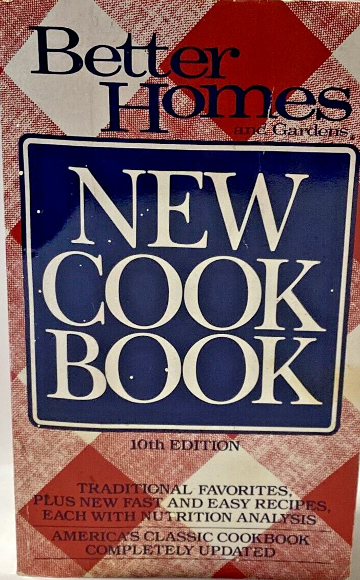 Vintage BHG New Cook Book Mini Handheld 1981 Kitchen Decor Recipe Book