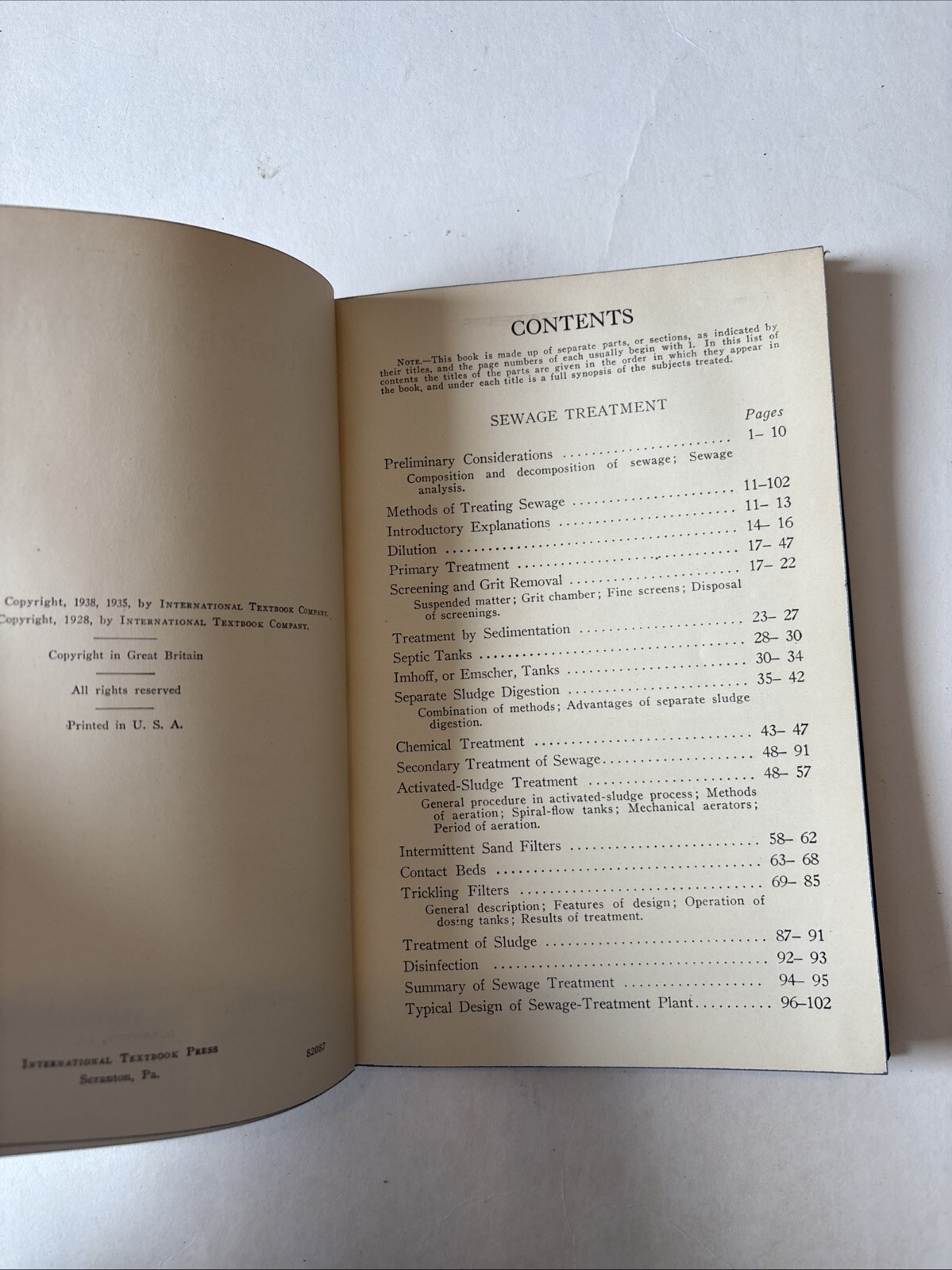 Municipal Sanitation International Textbook Company 1938 345C￼
