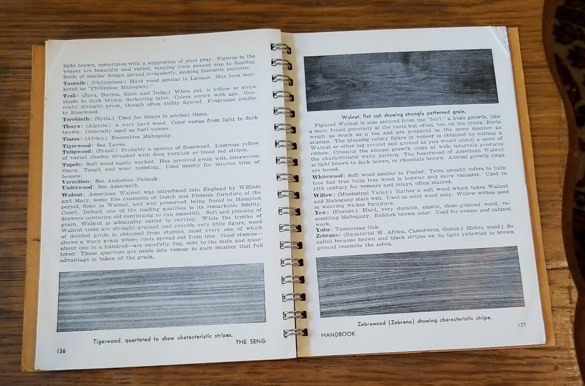 1949 SENG 158 pages of Furniture Facts Handbook