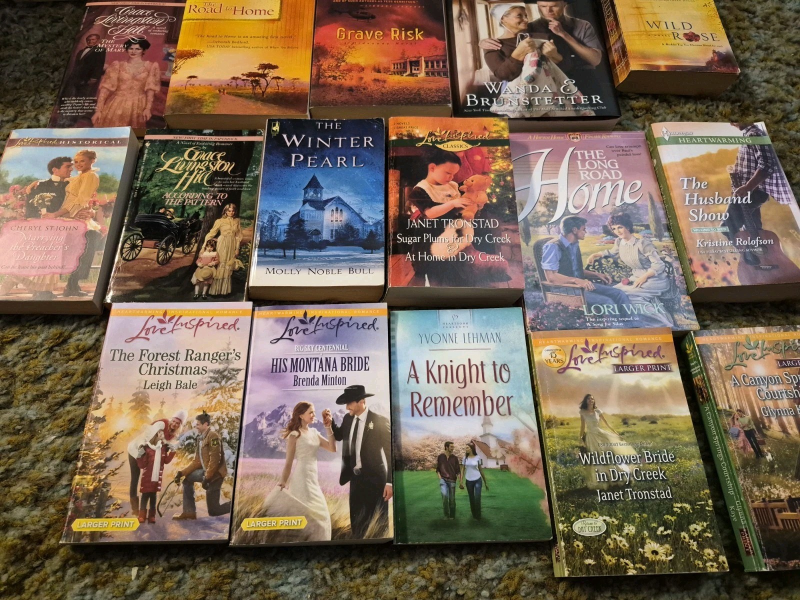 LOVE INSPIRED ROMANCE PAPERBACK BOOKS MISC ROMANCE TITLES LOT OF 22