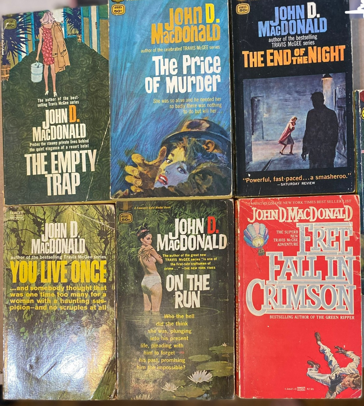 Travis McGee JOHN D MACDONALD BUY AS MANY GOOD $3.77 PB & GET $5.00 FLAT SHIP#77