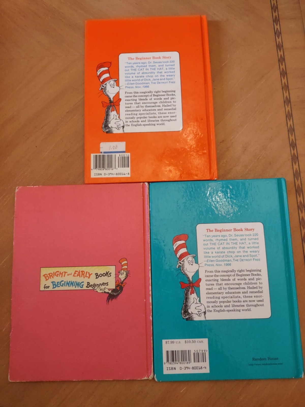 Lot of 10 Dr Suess Books Bullfrog, Foot, Get Up, ABC, Go Dog, Green Eggs, Mother