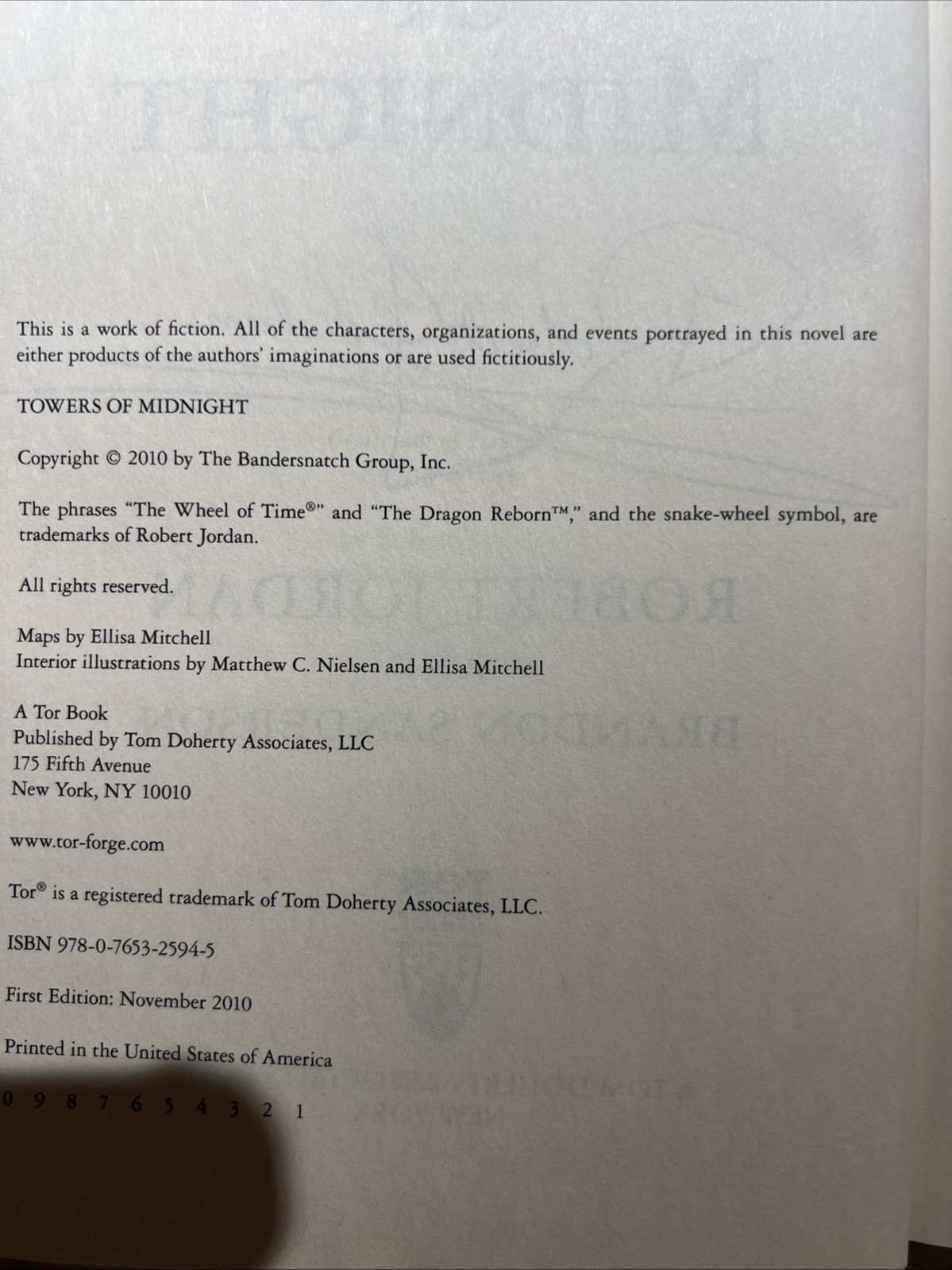 Wheel Of Time Robert Jordan Complete Set Of 15 – All But 1 First Edition