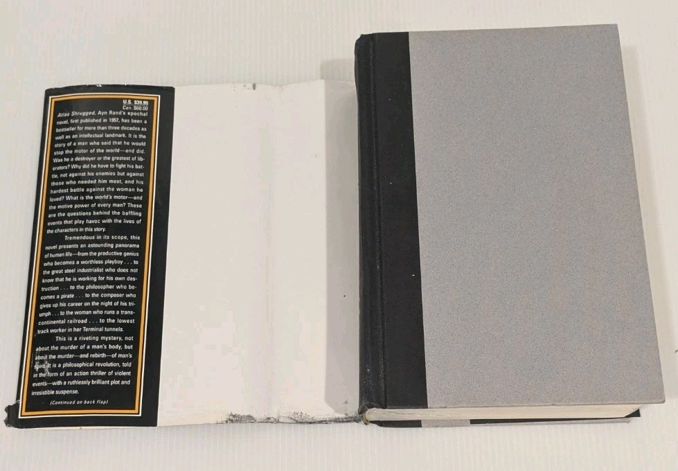 Atlas Shrugged by Ayn Rand (1992, Hardcover) 35th Anniversary Edition HC/DJ