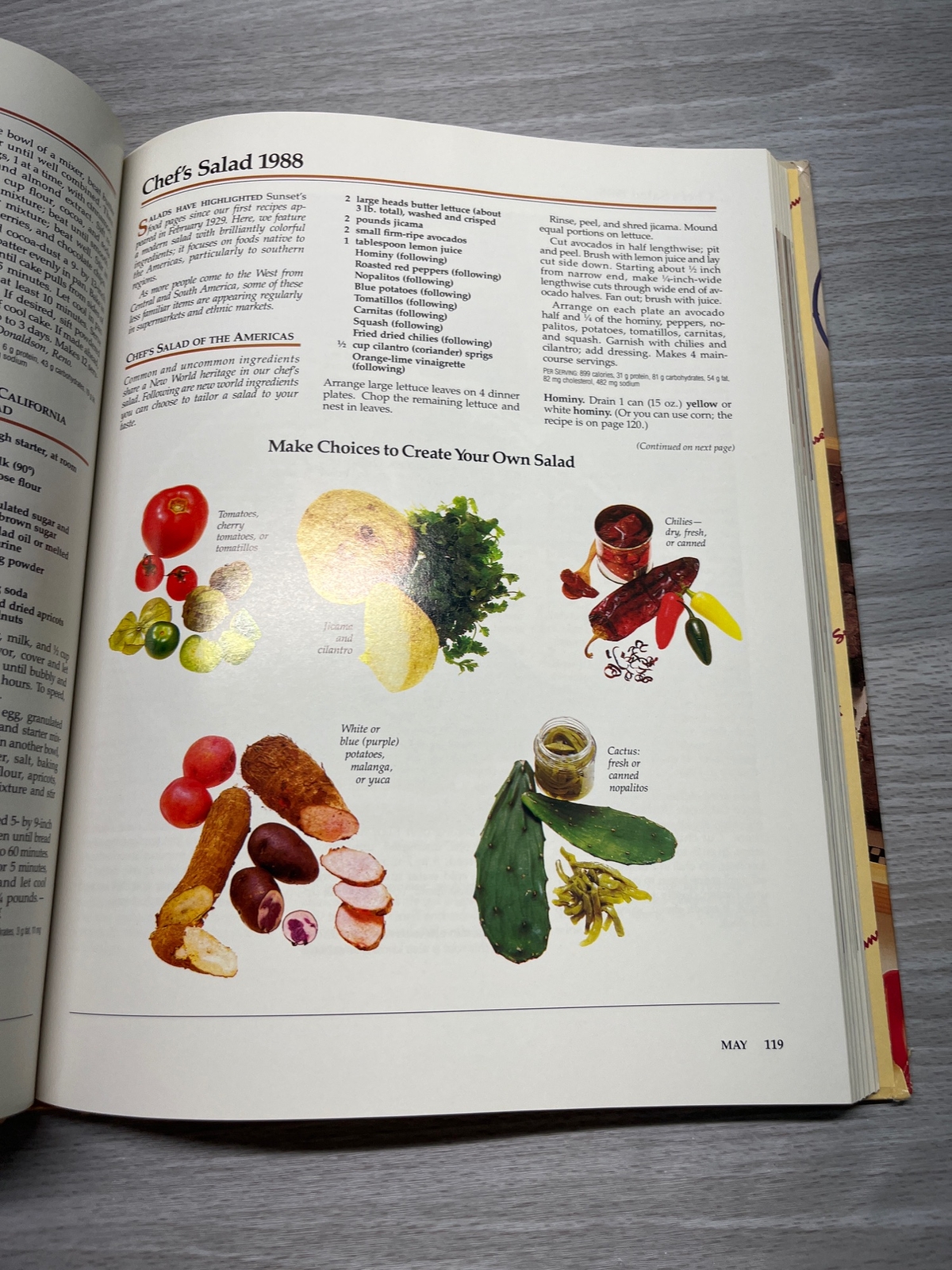 1989 Sunset Magazine Recipe Annual Cookbook All Recipes from 1988 Magazine
