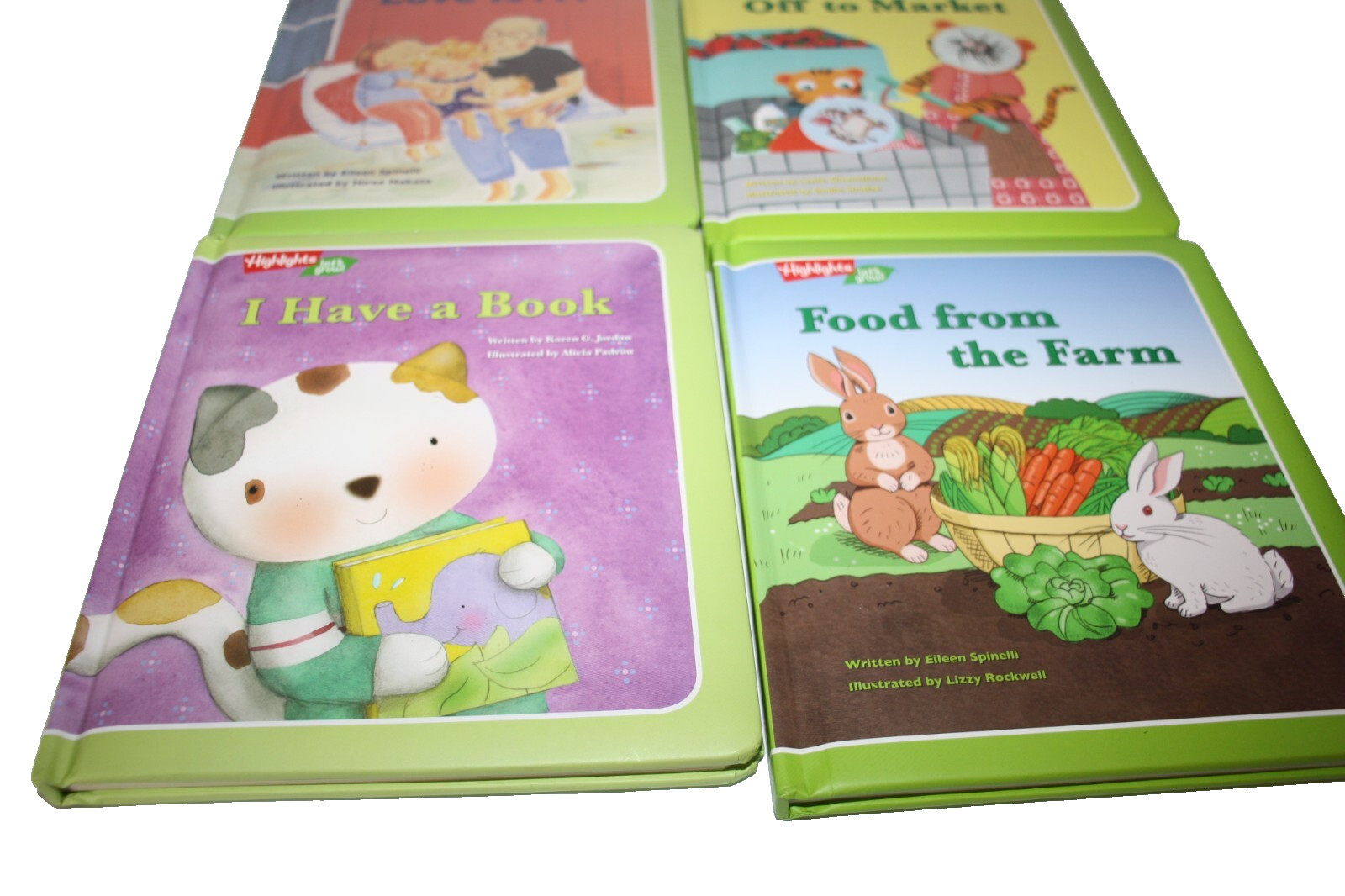 Highlights Let’s Grow Childrens Books Lot Of 4 Soft Cover Board Books Learning