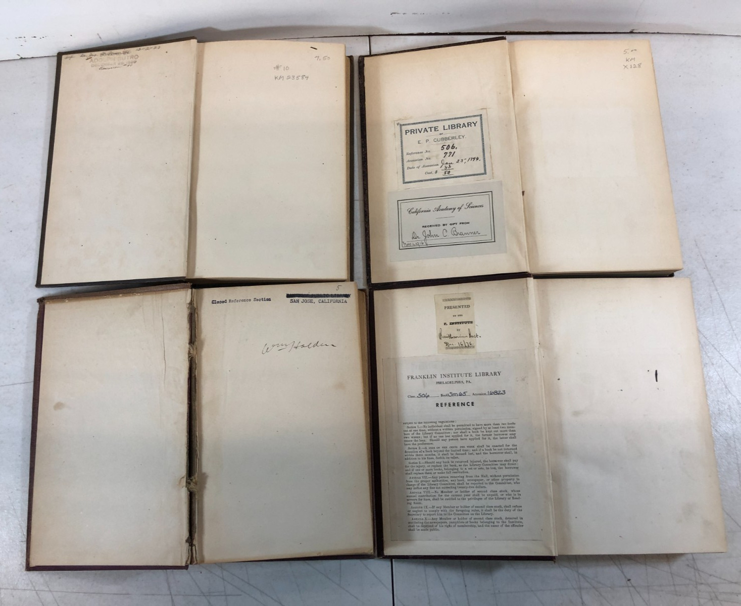 Annual Report Of The Smithsonian Institution, 13 v., Ex-library,1868-1899,ESet-6