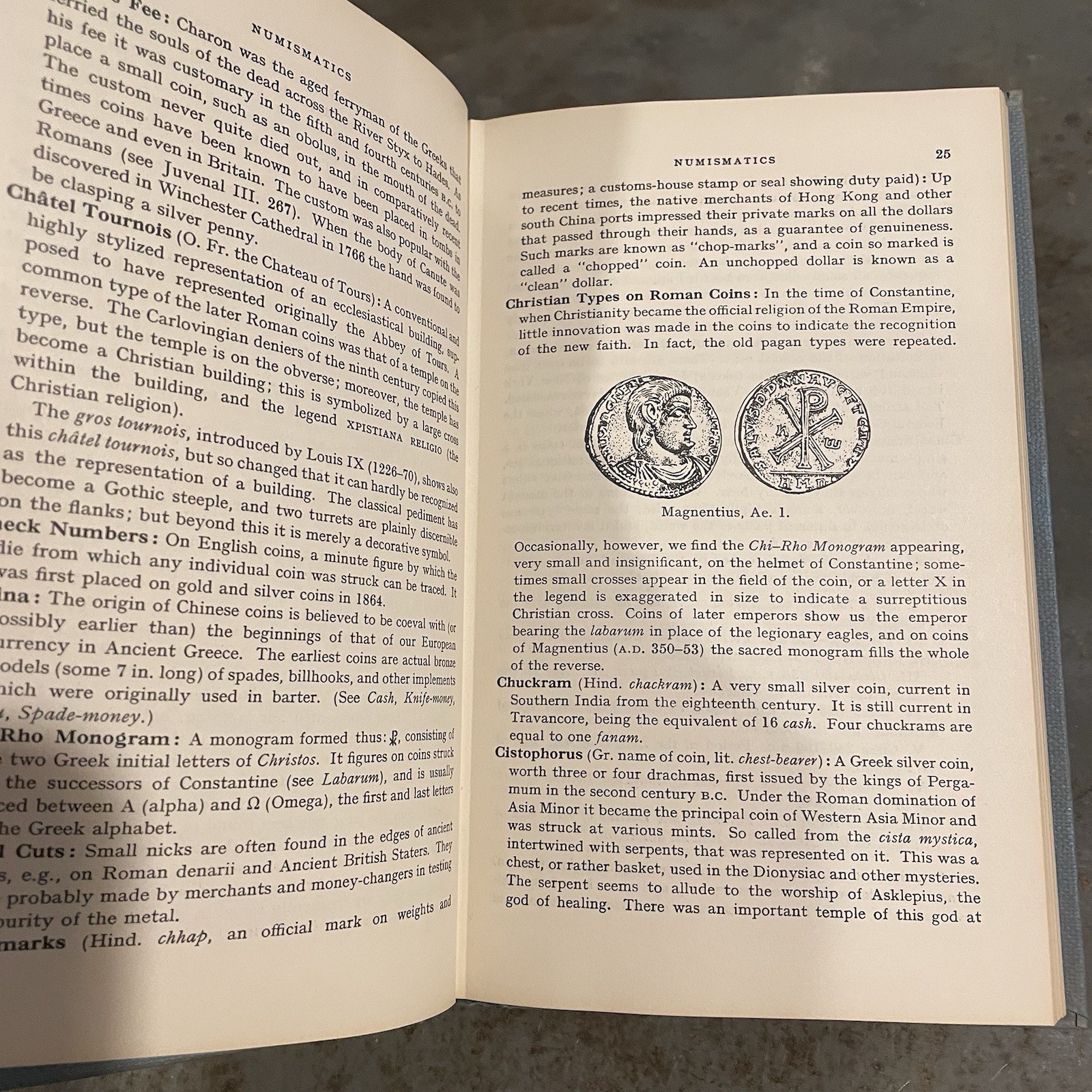 Teach Yourself Guide to Numismatics CC Chamberlain Coins Coin Collecting 1970
