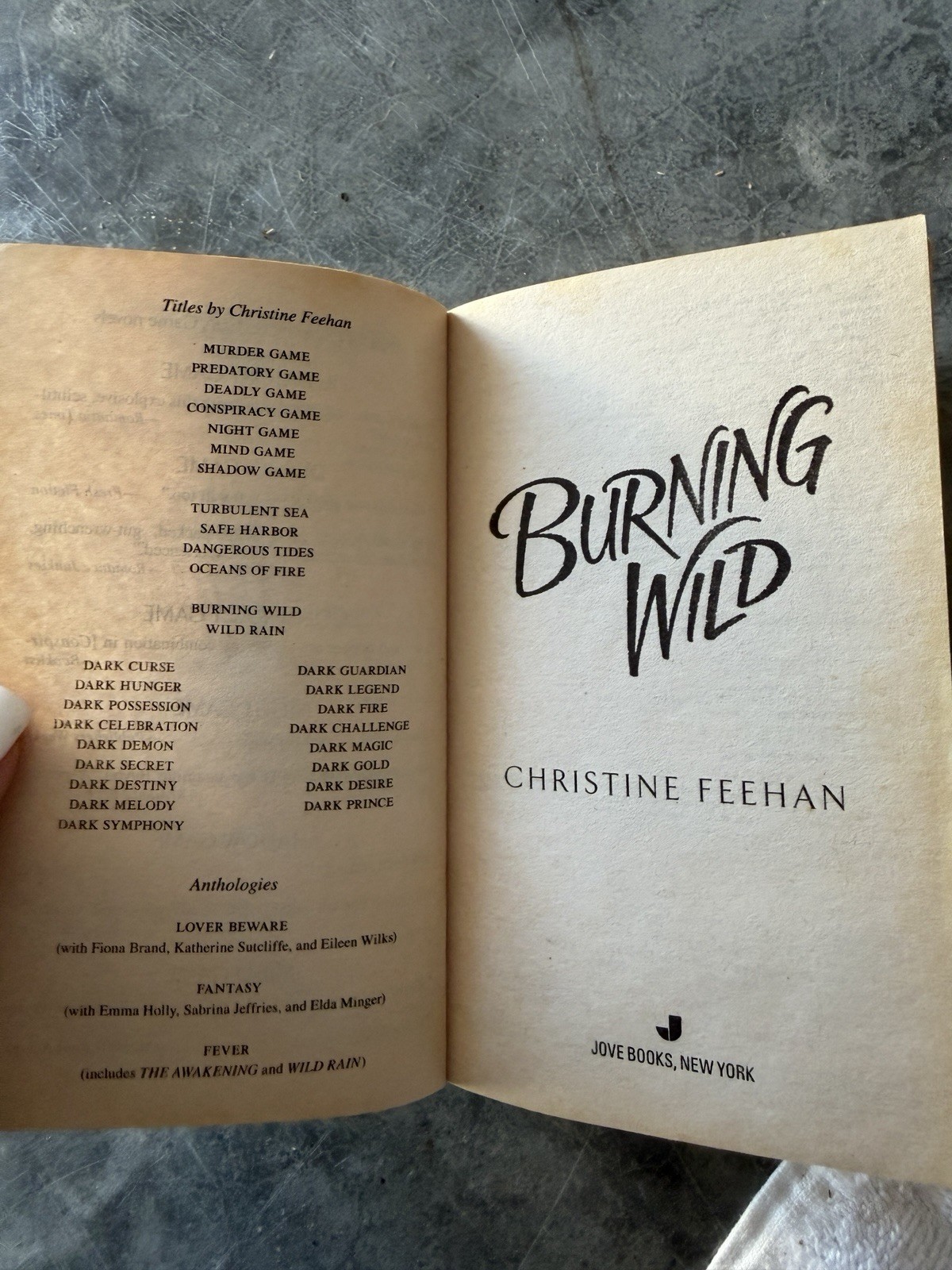 Christine Feehan Carpathian Series – Lot /Set of 8 Paperbacks