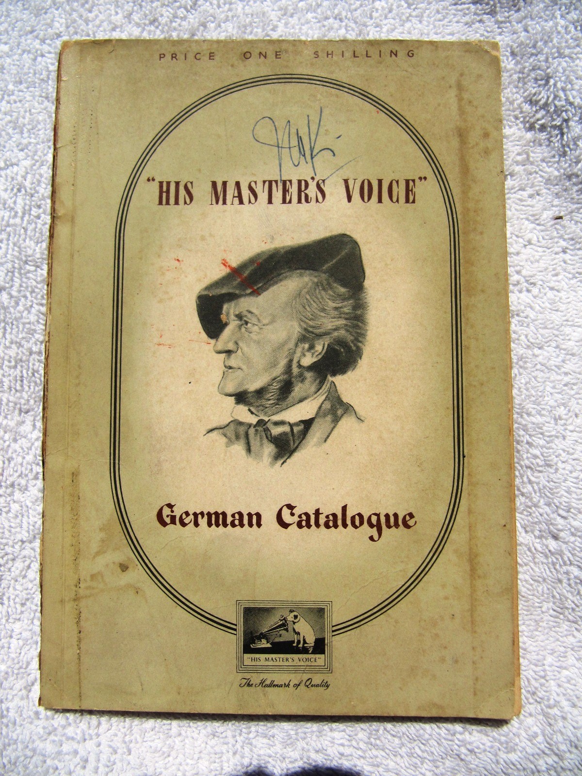 1949 His Master’s Voice GERMAN CATALOGUE Verzeichnis der Deutschen Musikplatten