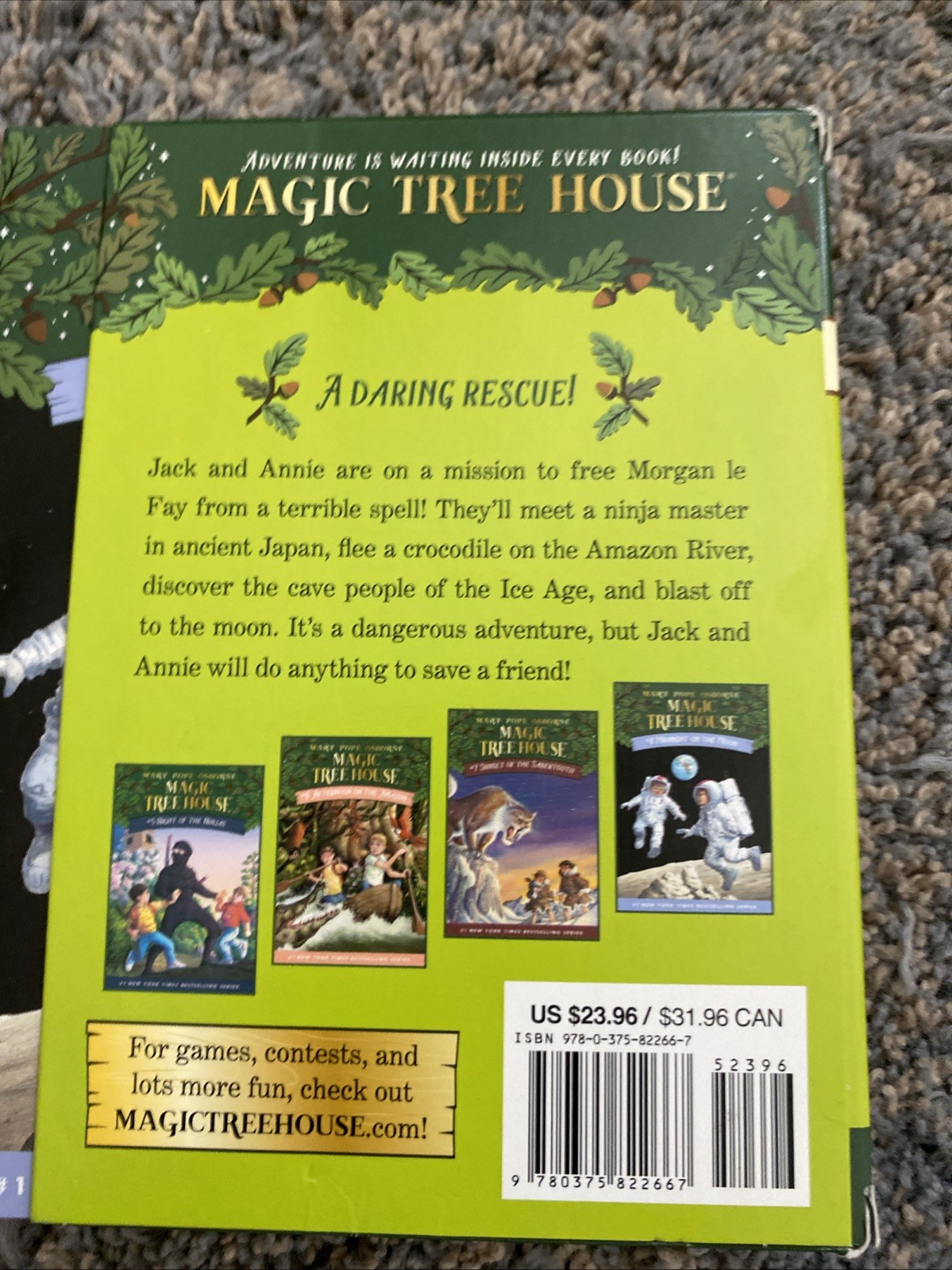 Magic Tree House Books 5-8 Boxed Set by Mary Pope Osborne (2002, Uk-Trade Paper)