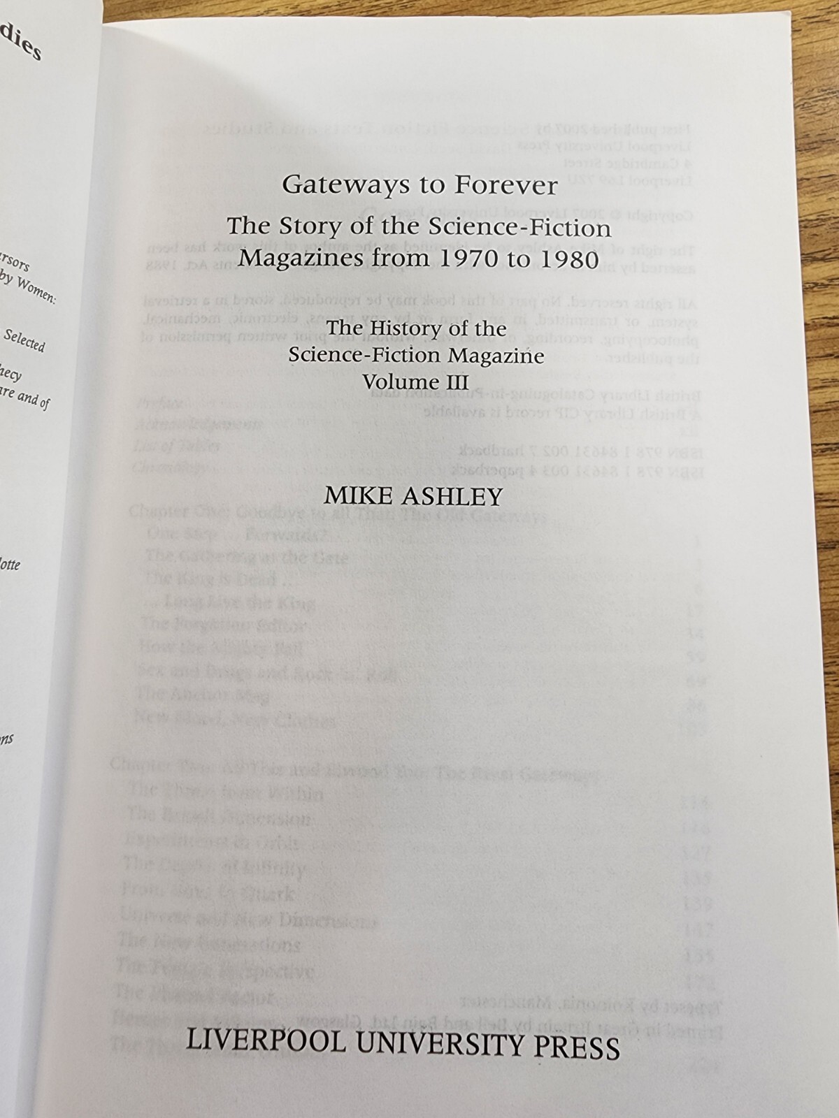 Gateways to Forever: The Story of the Science-Fiction Magazines from 1970 to 198