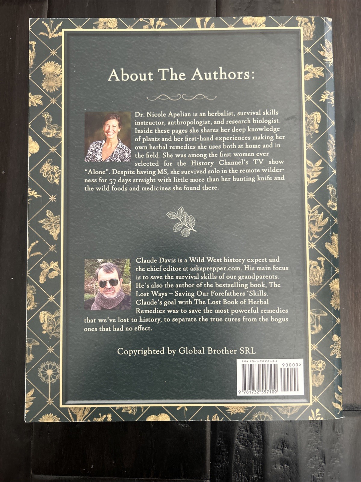 The Lost Book of Herbal Remedies by Davis & Apelian Paperback
