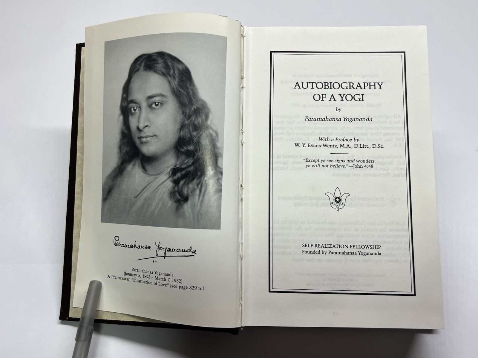 Autobiography of a Yogi by Paramahansa Yoganada