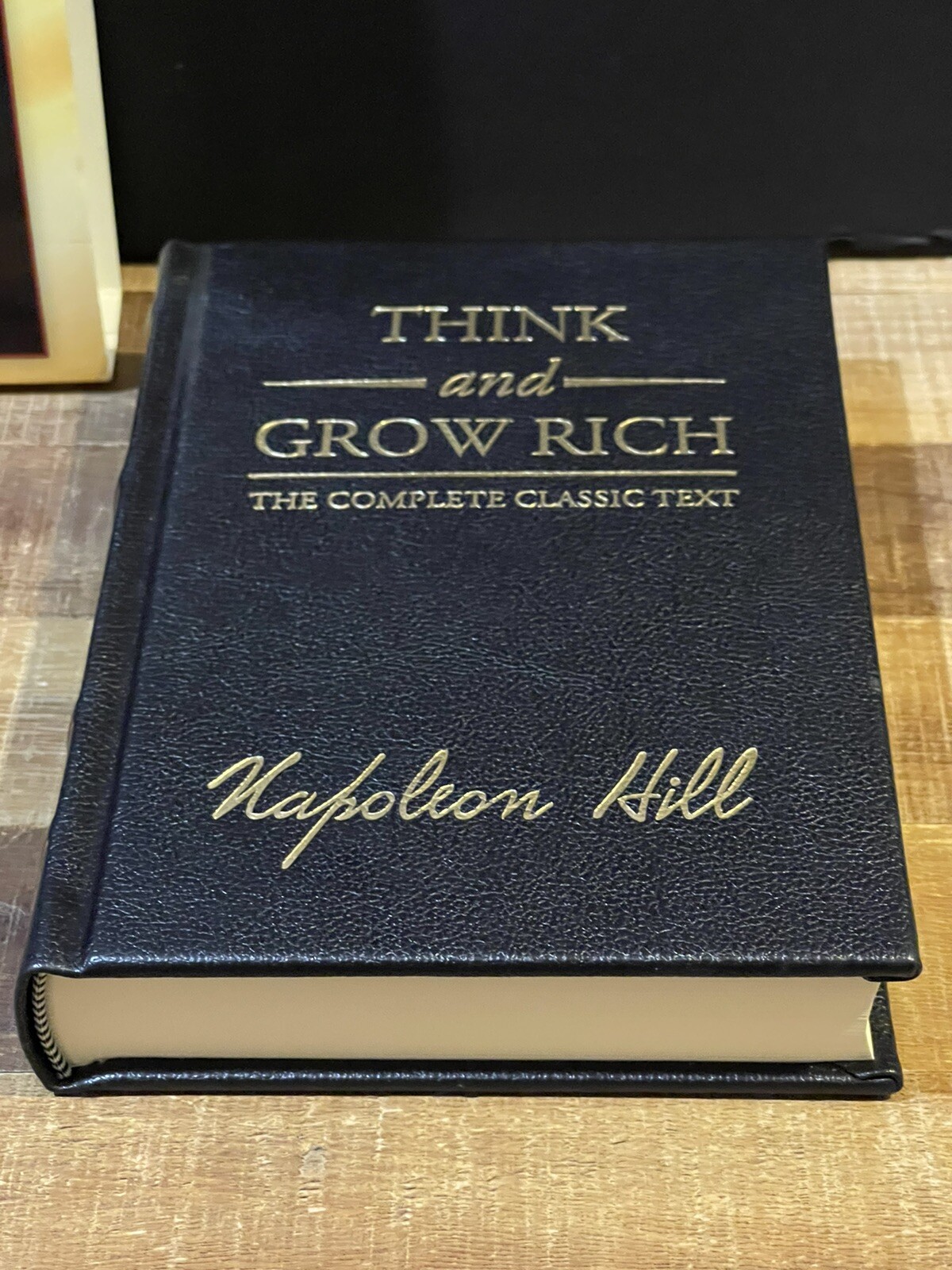 Think And Grow Rich by Napoleon Hill Vegan Leather Bound Deluxe Edition
